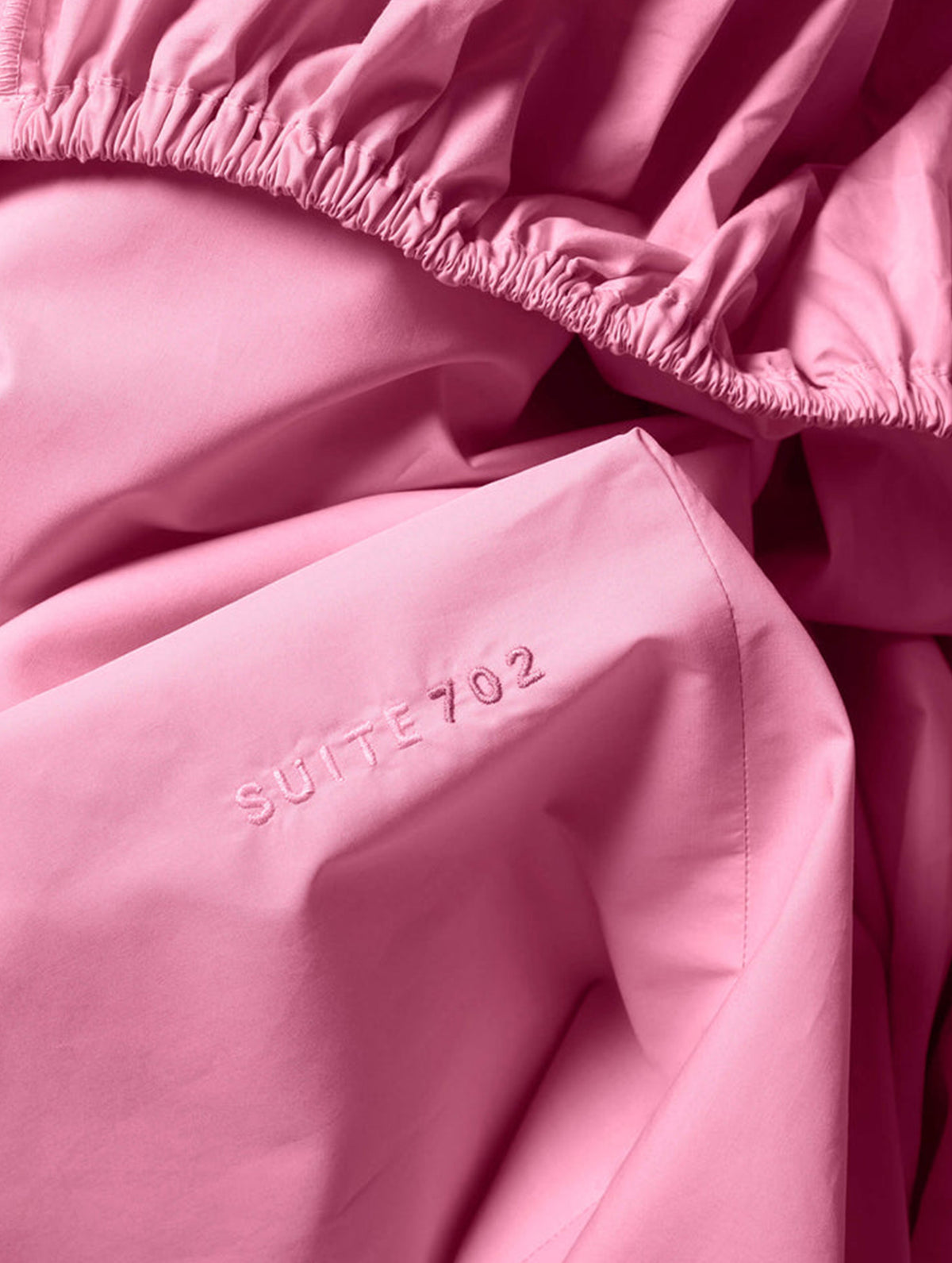 Spannbettlaken Baumwolle - Pink Candy