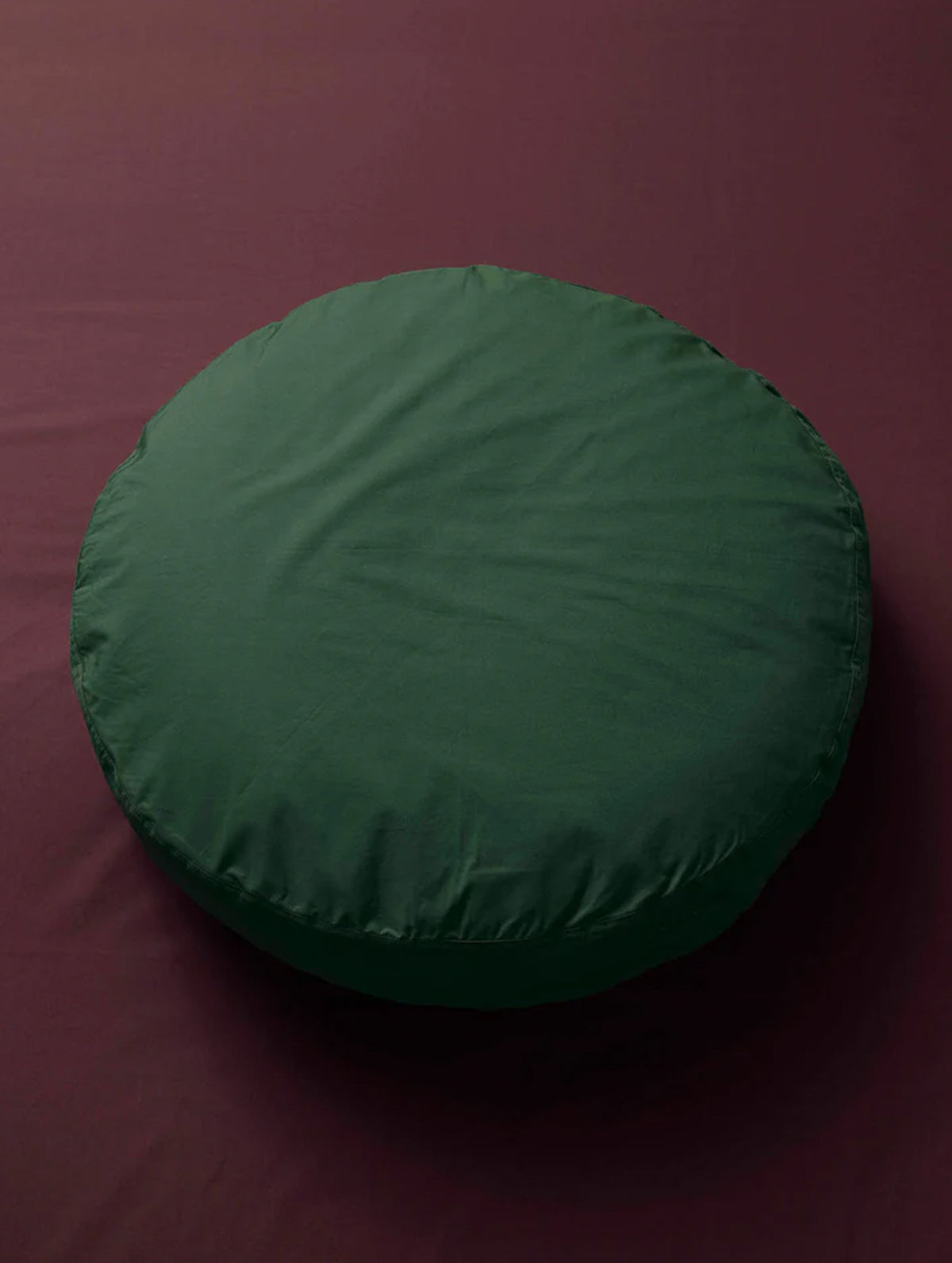 Kissenbezug Baumwolle - "Really bigDOT" - Forest Green