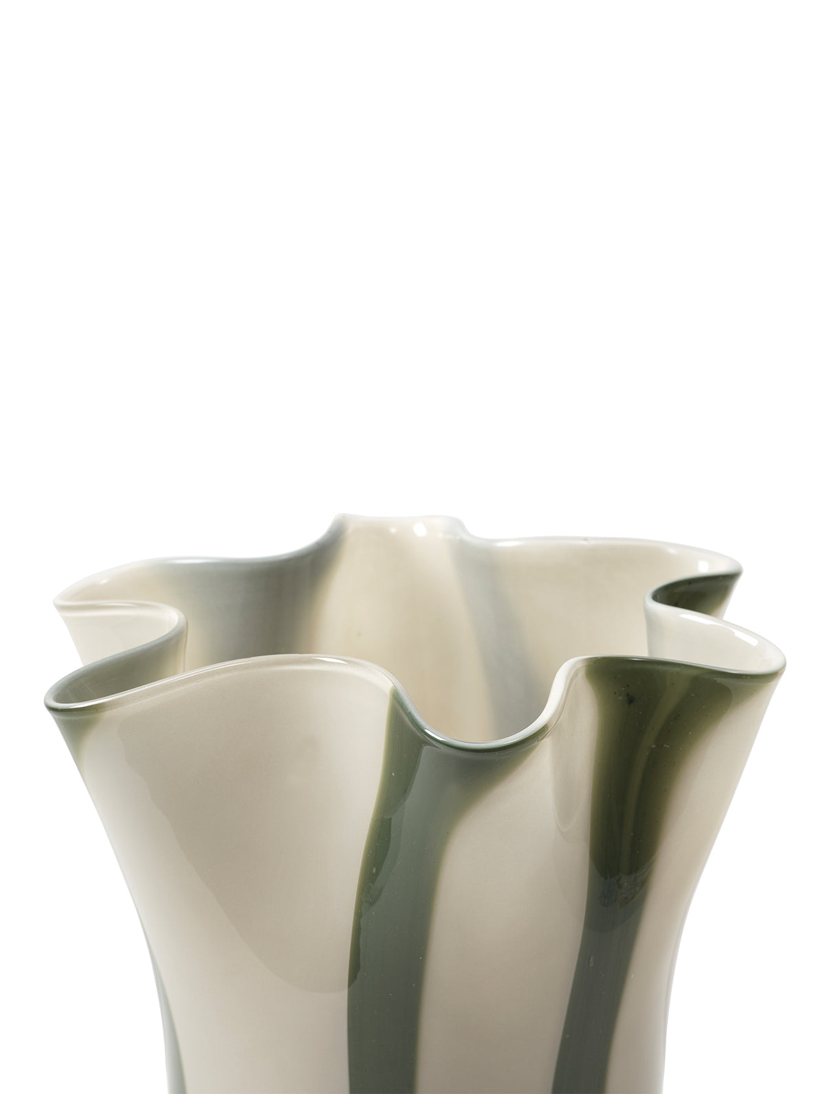 "Liva" Vase - Hunter Green