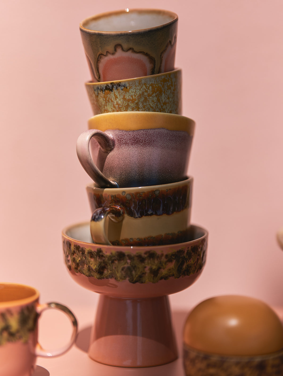 Cappuccino Tasse 70s - Keramik | Serie "Vista"