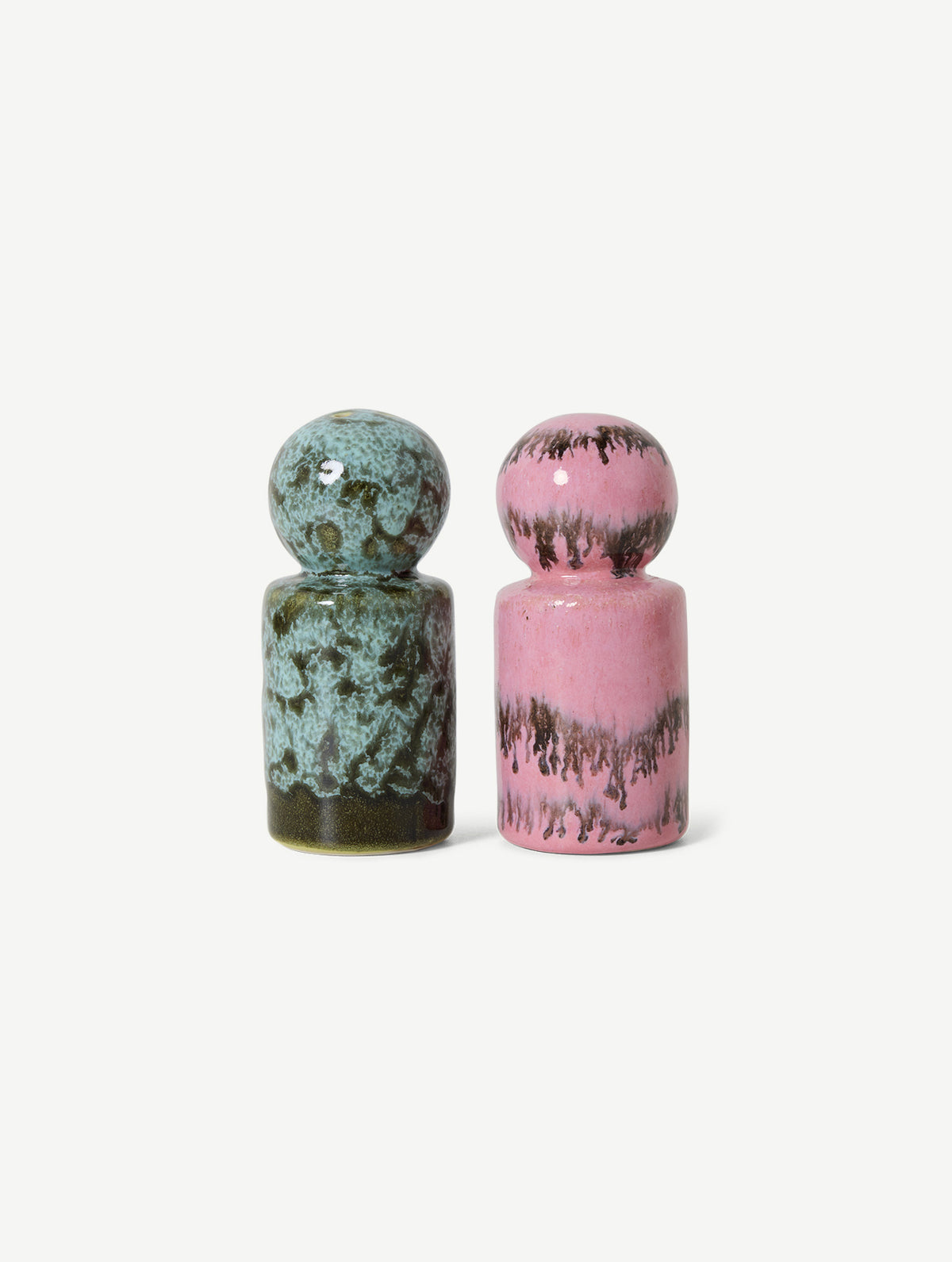 Salz- & Pfefferstreuer 70s - Keramik | "Baroque"