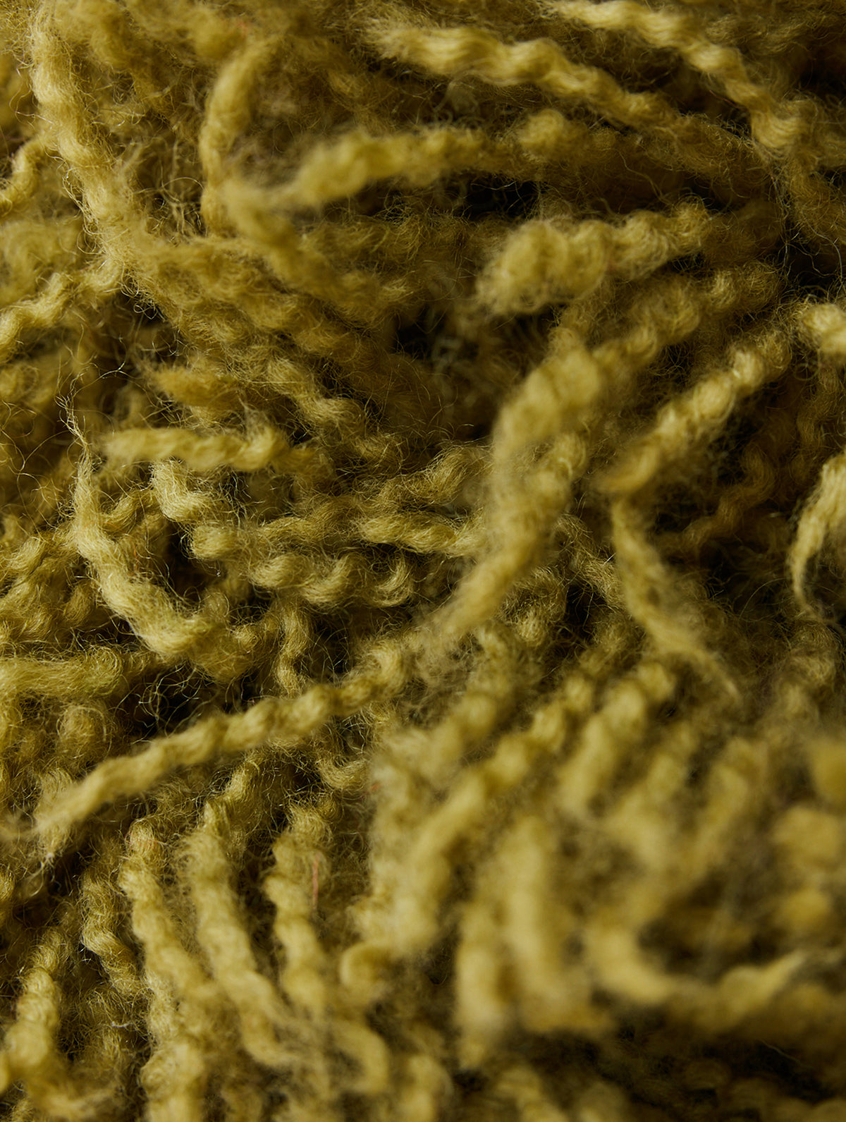 Fluffy Kissen – Olive