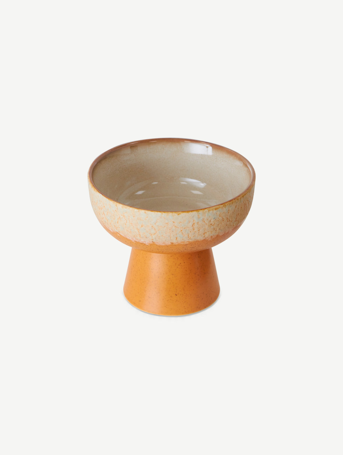 Tapas-Bowl mit Fuß 70s - S - "Dunes"