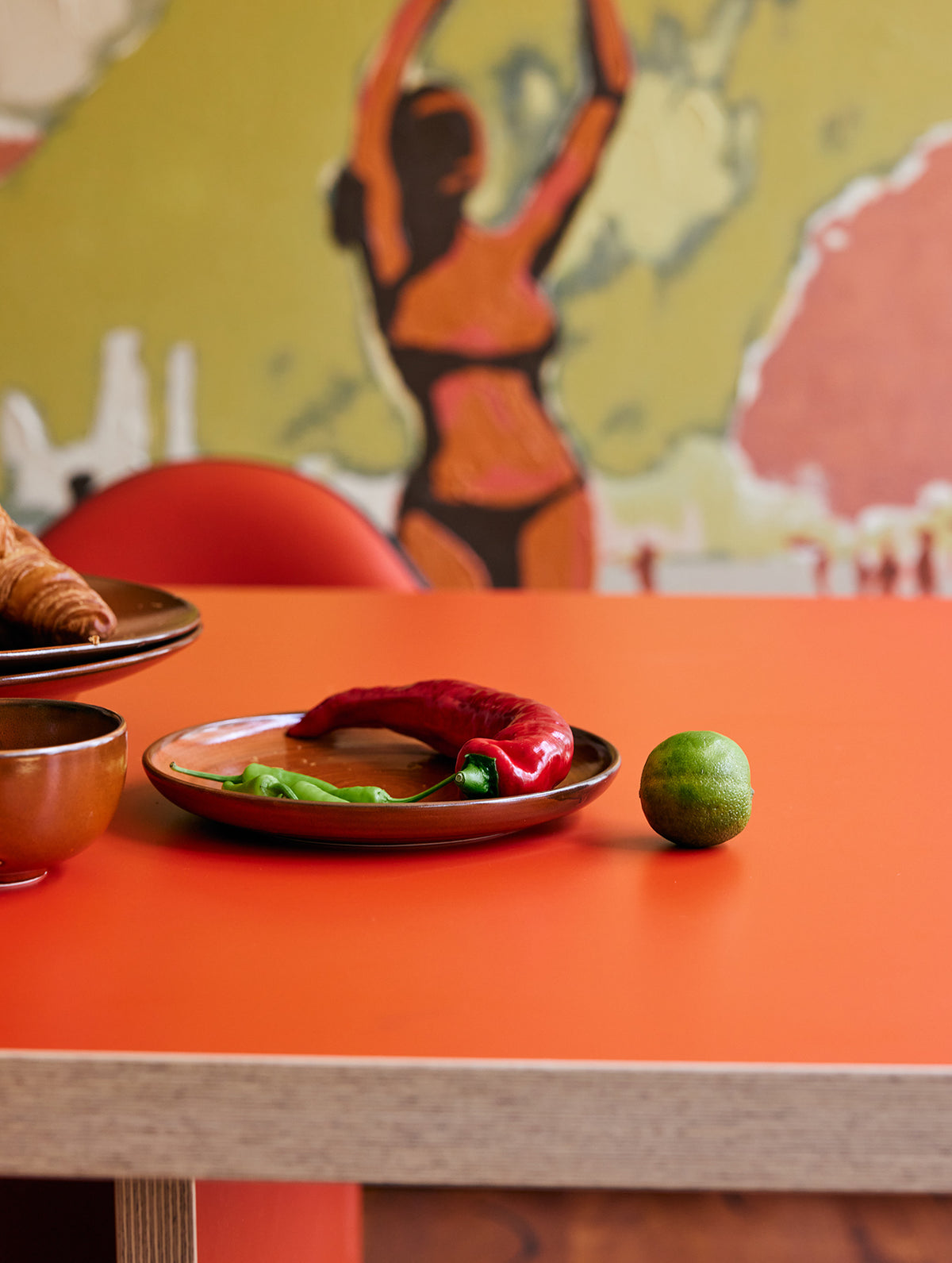 Teller 70s - Porzellan - 20 cm | "Burned Orange"