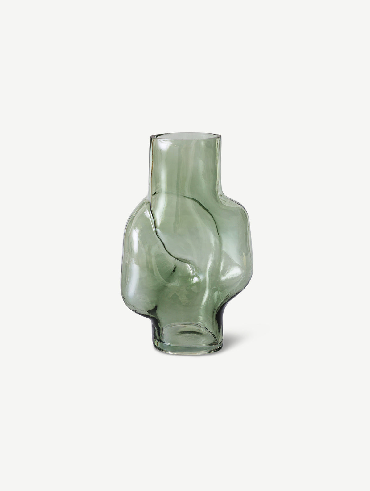 "Gleam" Glasvase - Olive