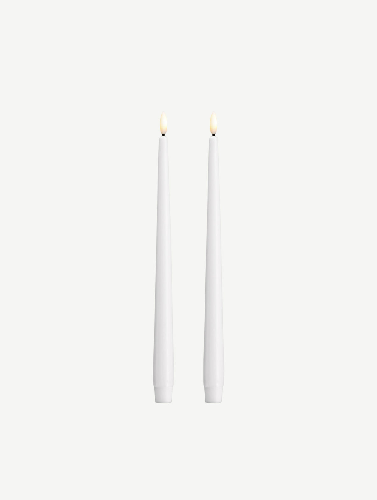 LED-Stabkerzen 2er-Set - White