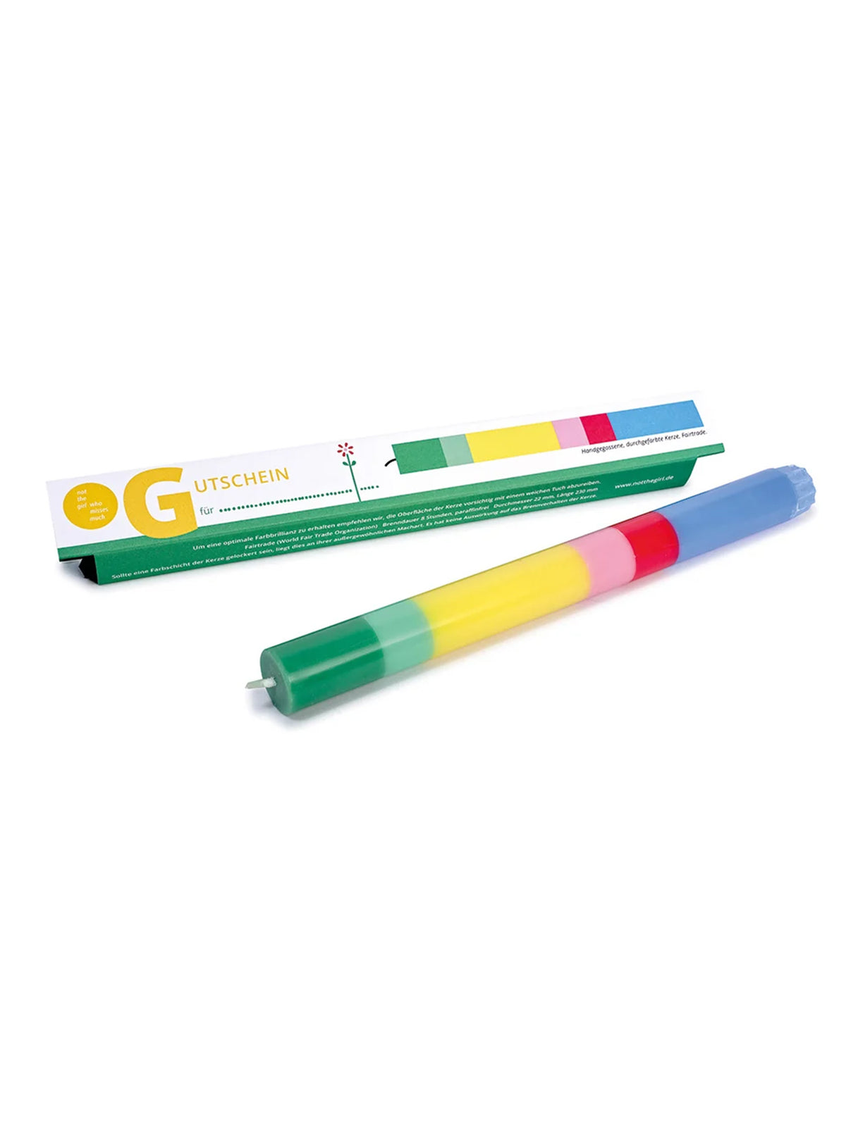 Stabkerze "Gutschein"