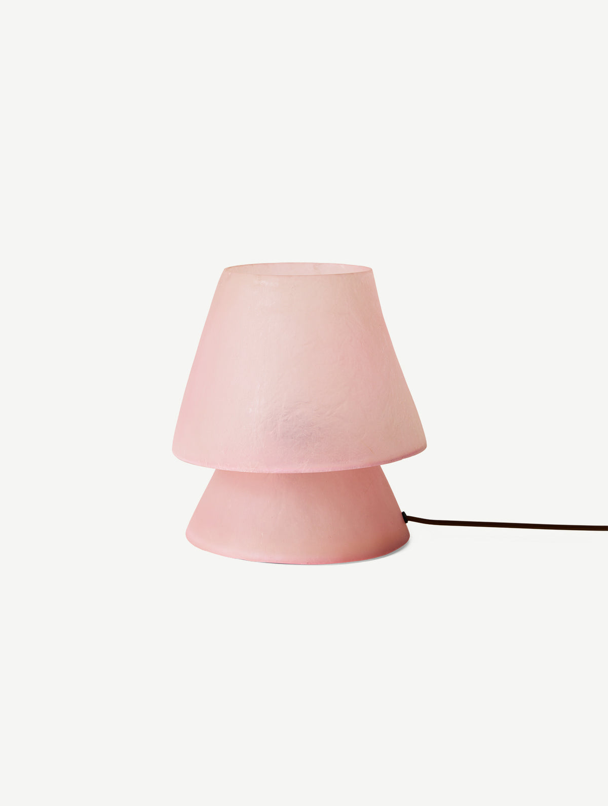 Glassfiber Tischleuchte - Pink