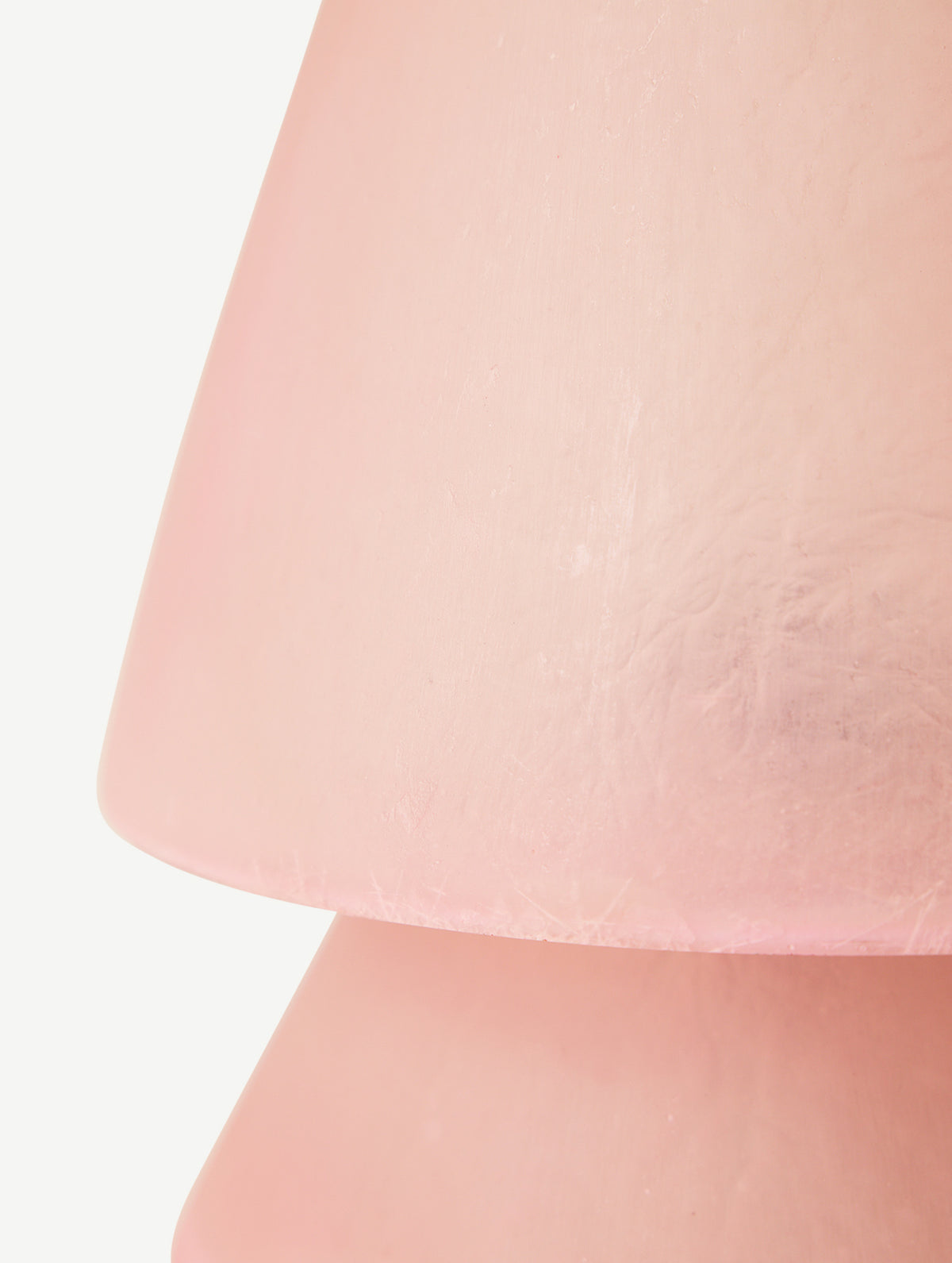 Glassfiber Tischleuchte - Pink