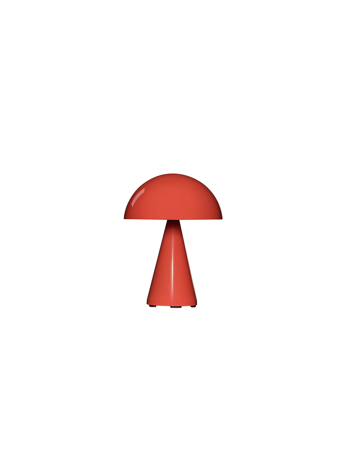 "Mush" Tragbare Lampe - Leuchtend Rot