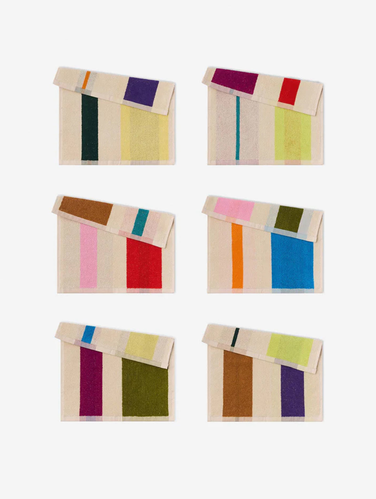 Gästehandtuch Geschenkset - 6 x 30x30