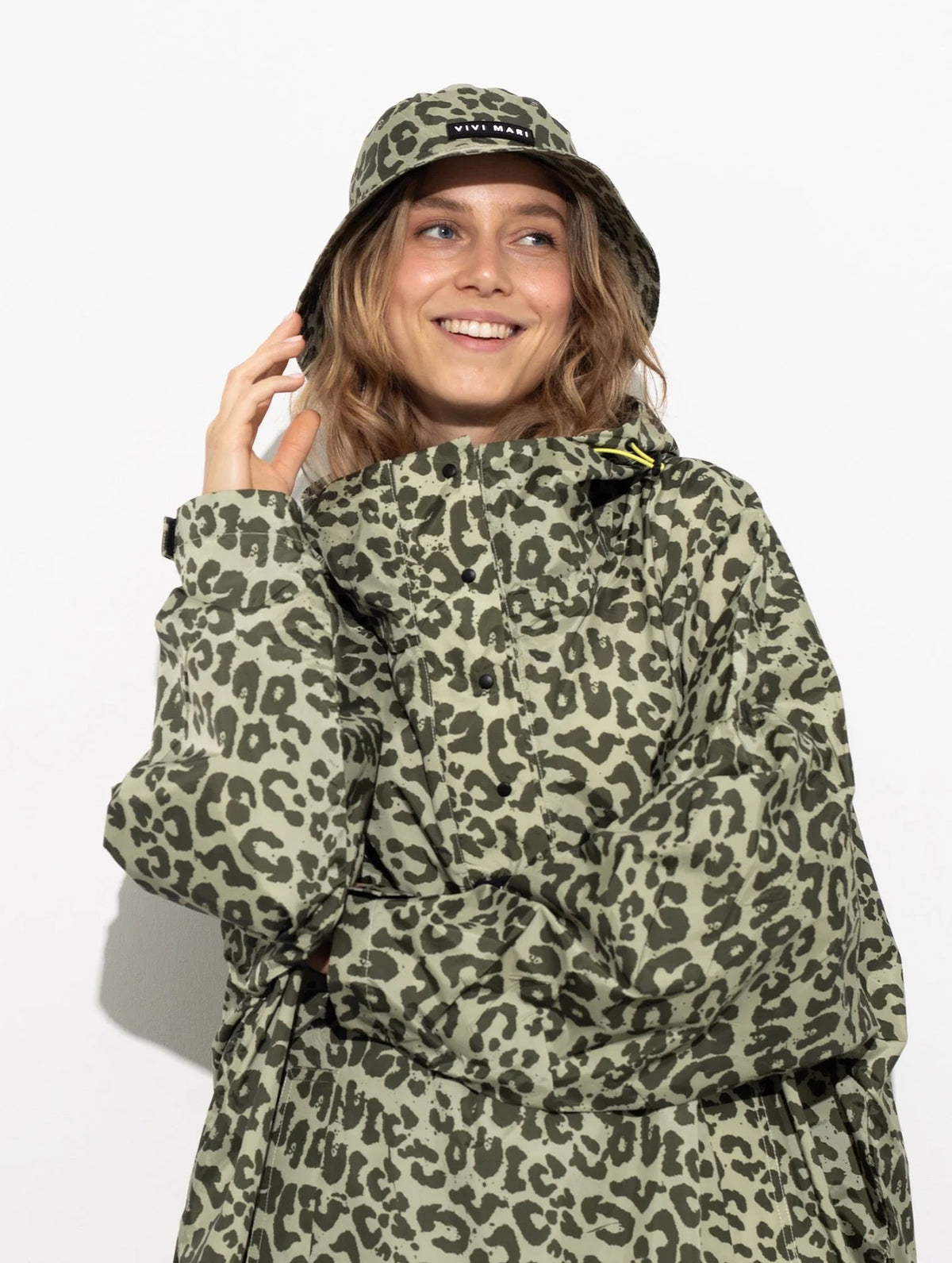 Bucket Hat - Leo Splashes Olive/Pale Olive