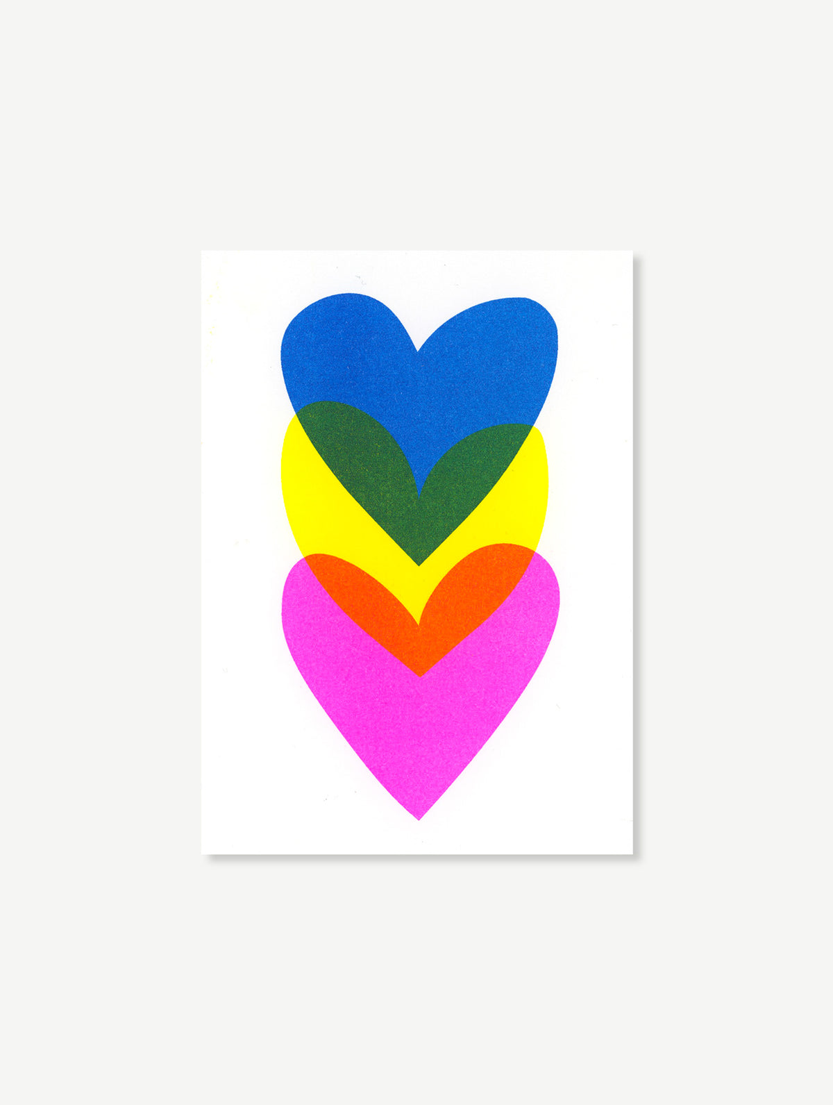 Postkarte "Herzen"