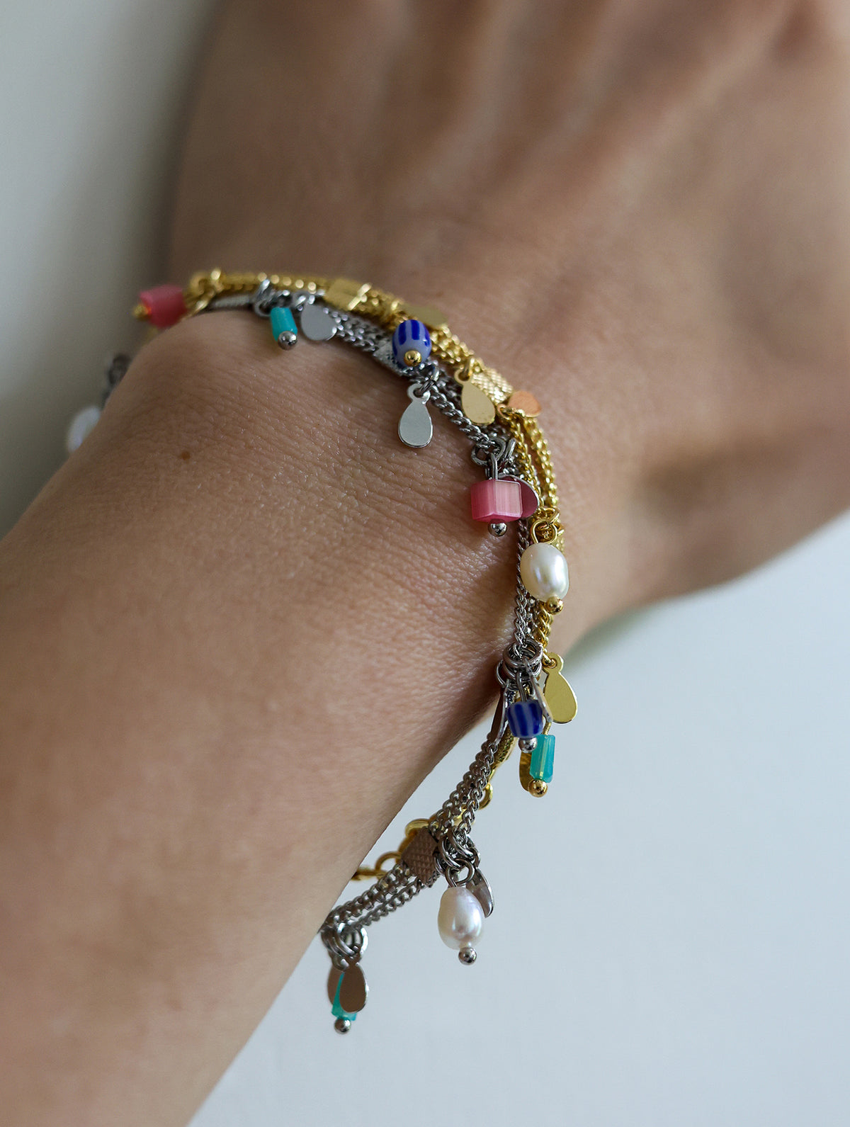 Bracelet "Jeri" - Rhodium