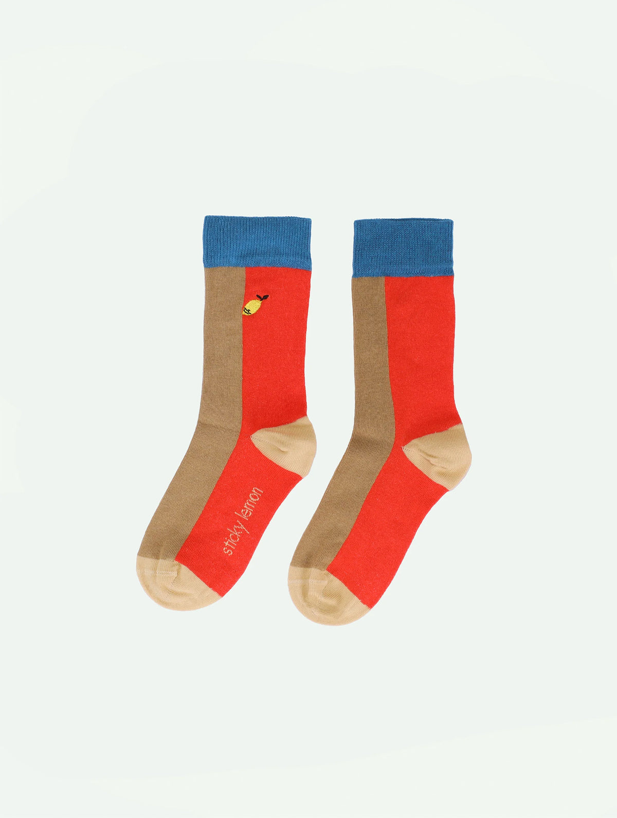 Socken "Colourblocking" | Red Hat + Jane Beige