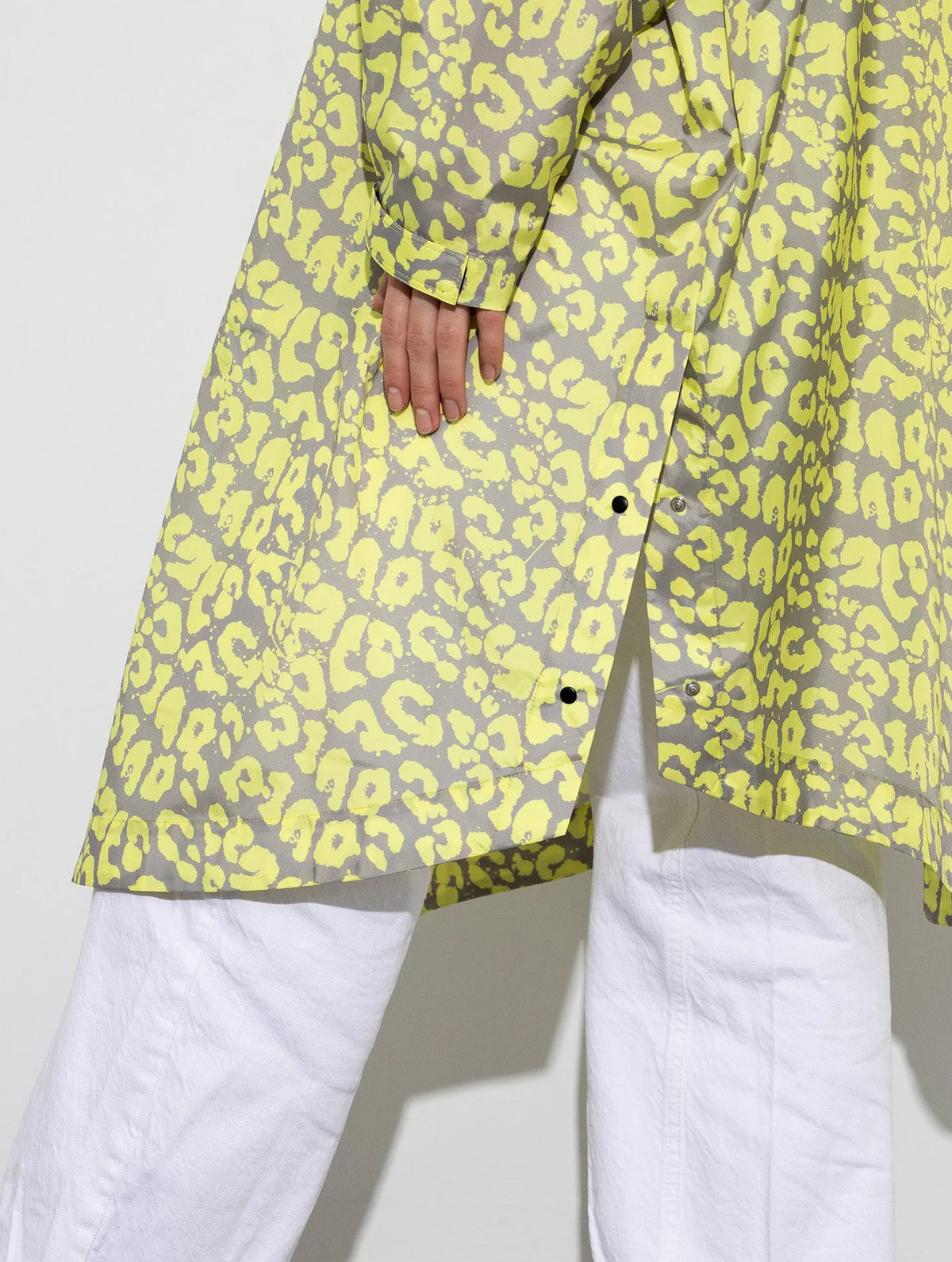 Raincoat - Leo Splashes Yellow/Grey