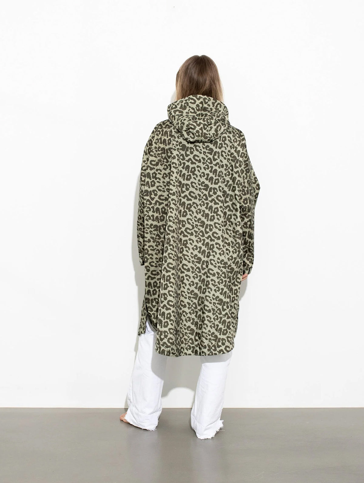 Raincoat - Leo Splashes Olive/Pale Olive