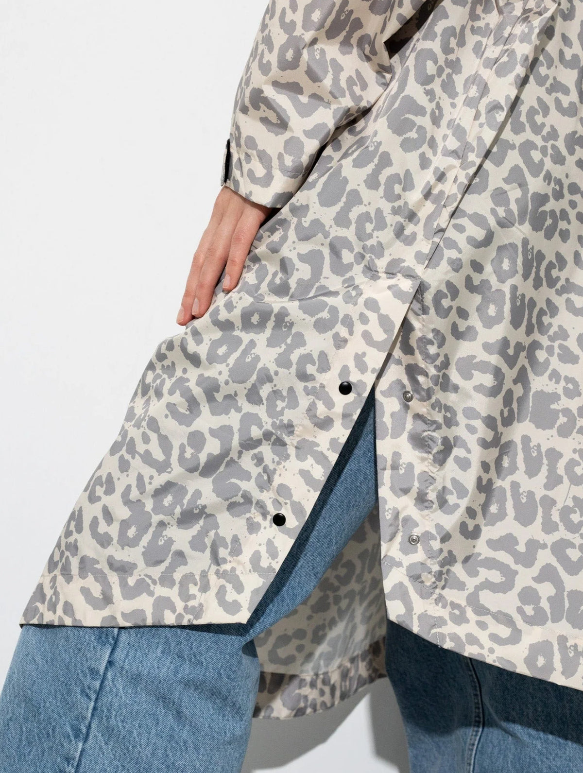 Raincoat - Leo Splashes Grey/Sand