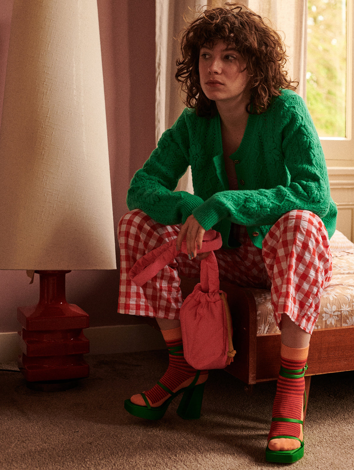 Pouch Bag - Padded | Tulip Pink