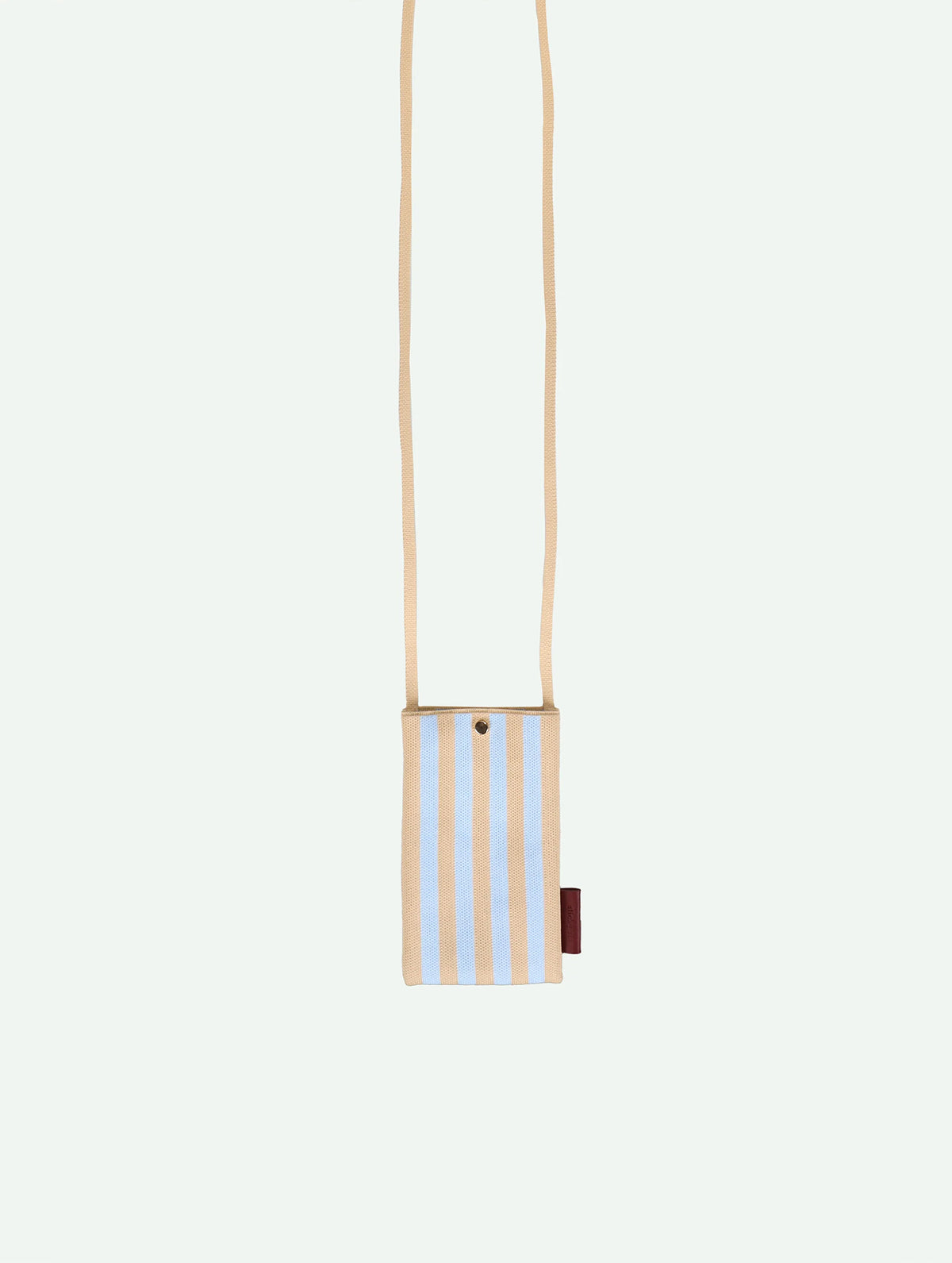 Handytasche - Knitted Stripes | Marzipan + Sky