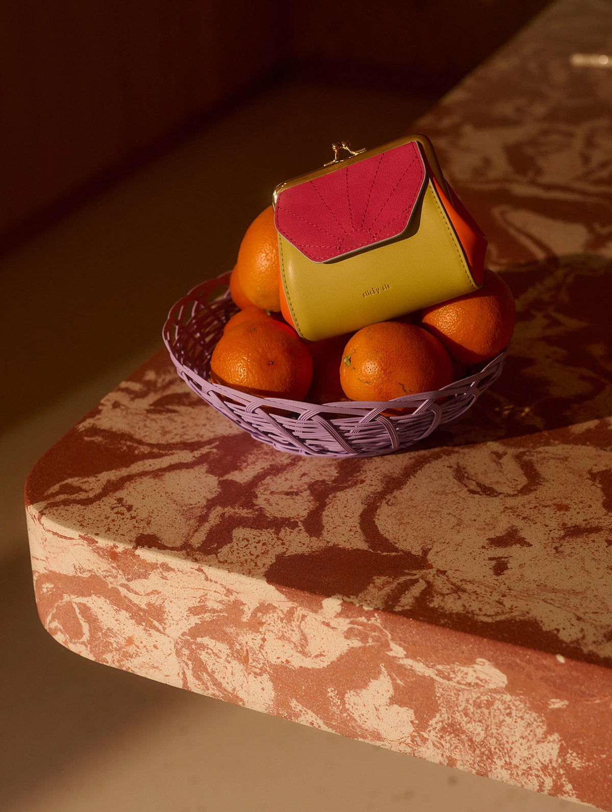 Wallet - Il Sole | Lemon Leaf + Arancia Orange + Positano Purple