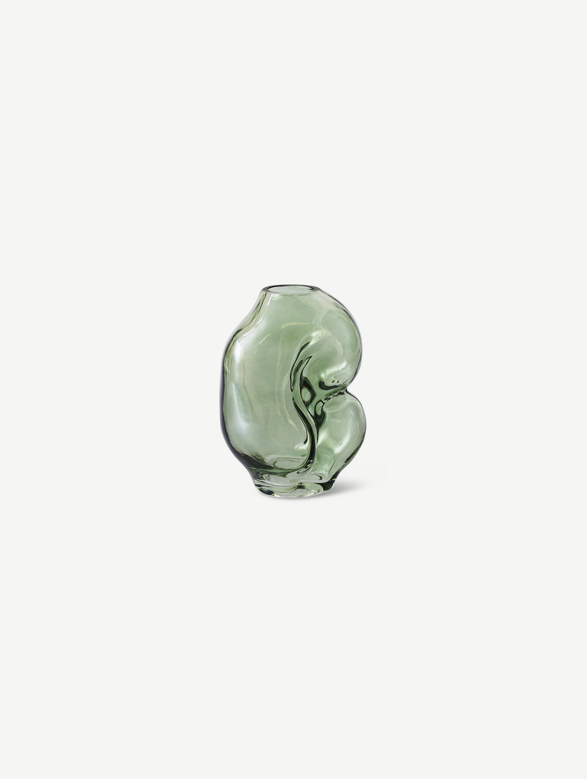 "Gleam" Glasvase - Olive
