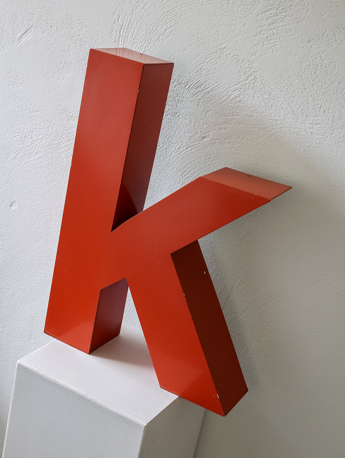 Blechbuchstabe "k"