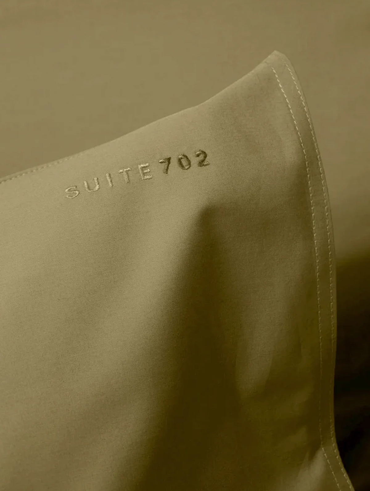 Kissenbezug Baumwolle - Olive Green