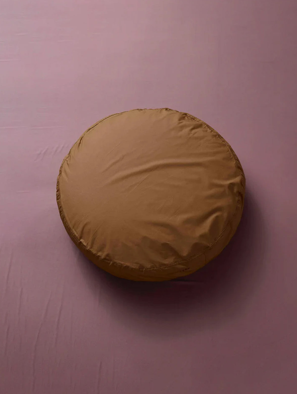 Kissenbezug Baumwolle - "bigDOT" - Khaki Gold