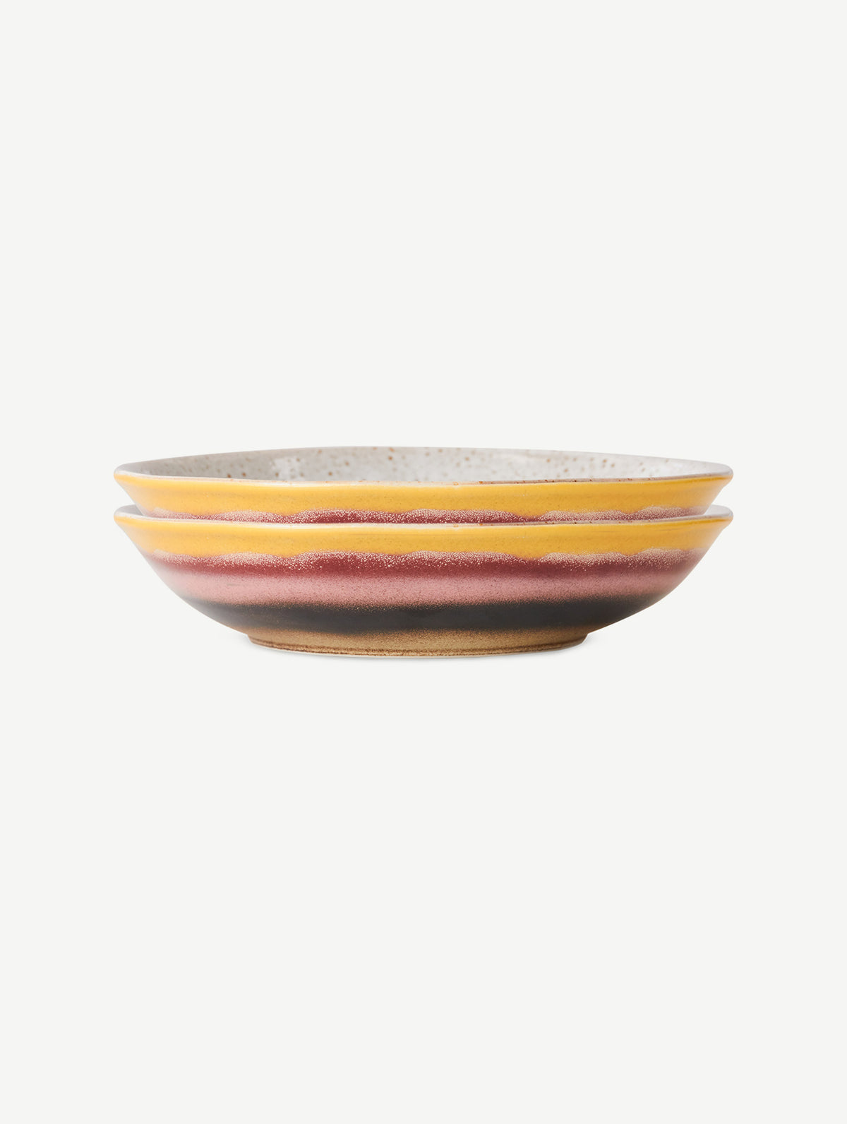 Curry Bowl 70s - "Hibiscus" - Keramik