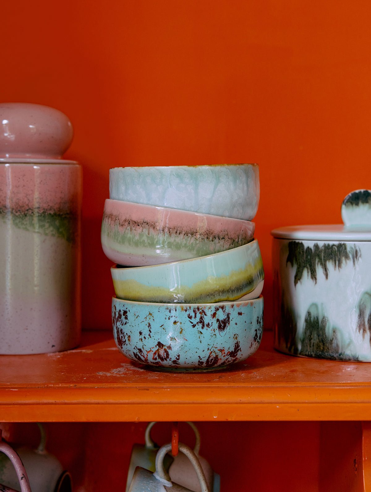 Dessert Bowl 70s - Keramik | Serie "Impression"