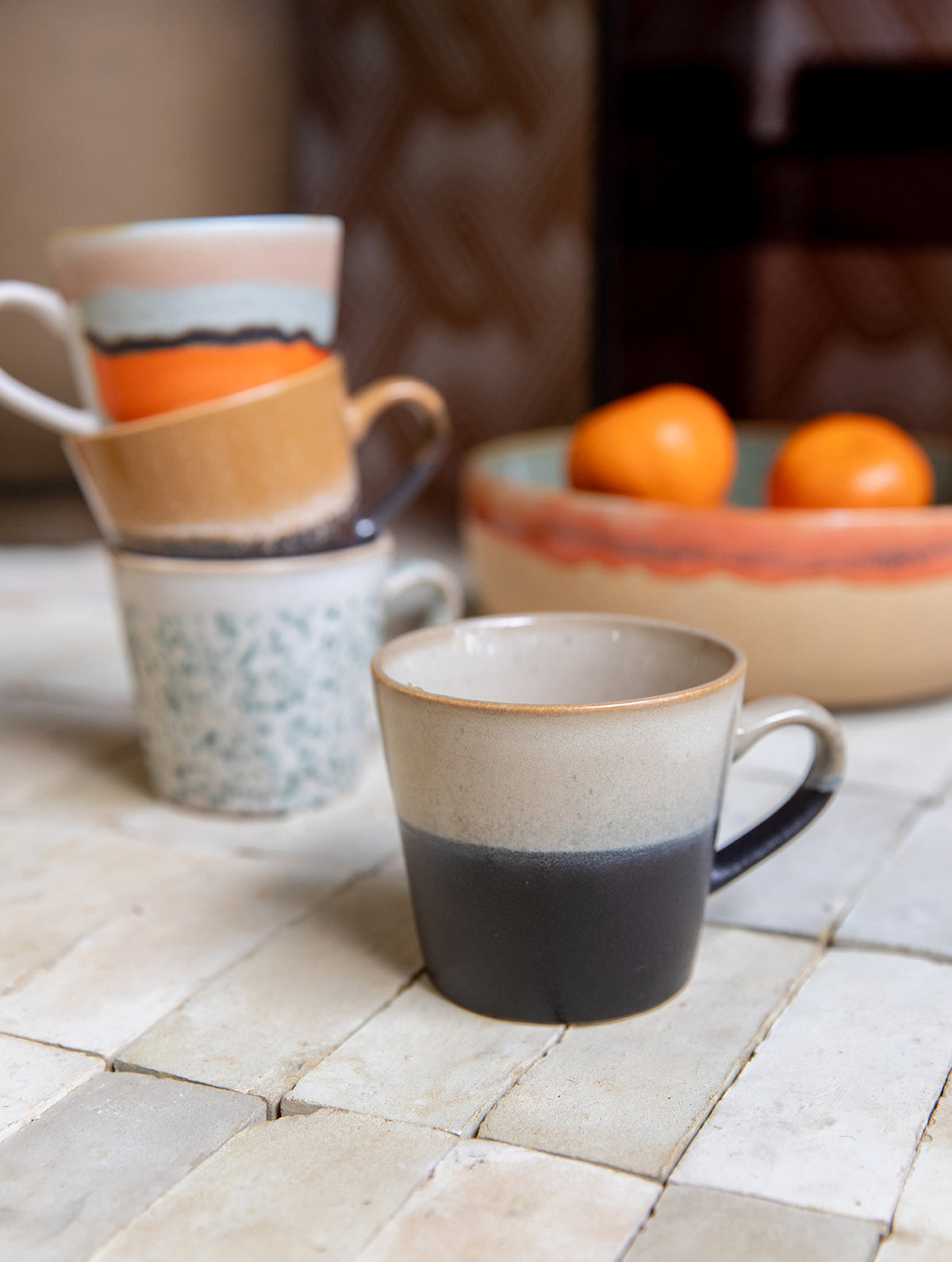 Cappuccino Tasse 70s - Keramik | Serie "Verve"