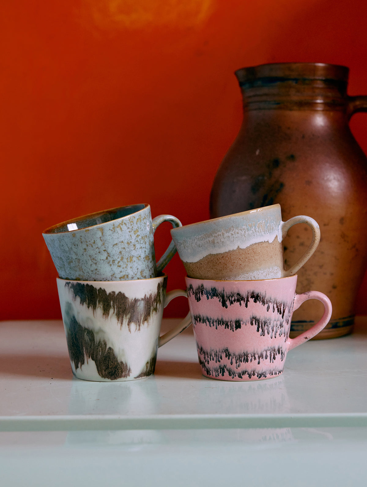 Cappuccino Tasse 70s - Keramik | Serie "Dada"