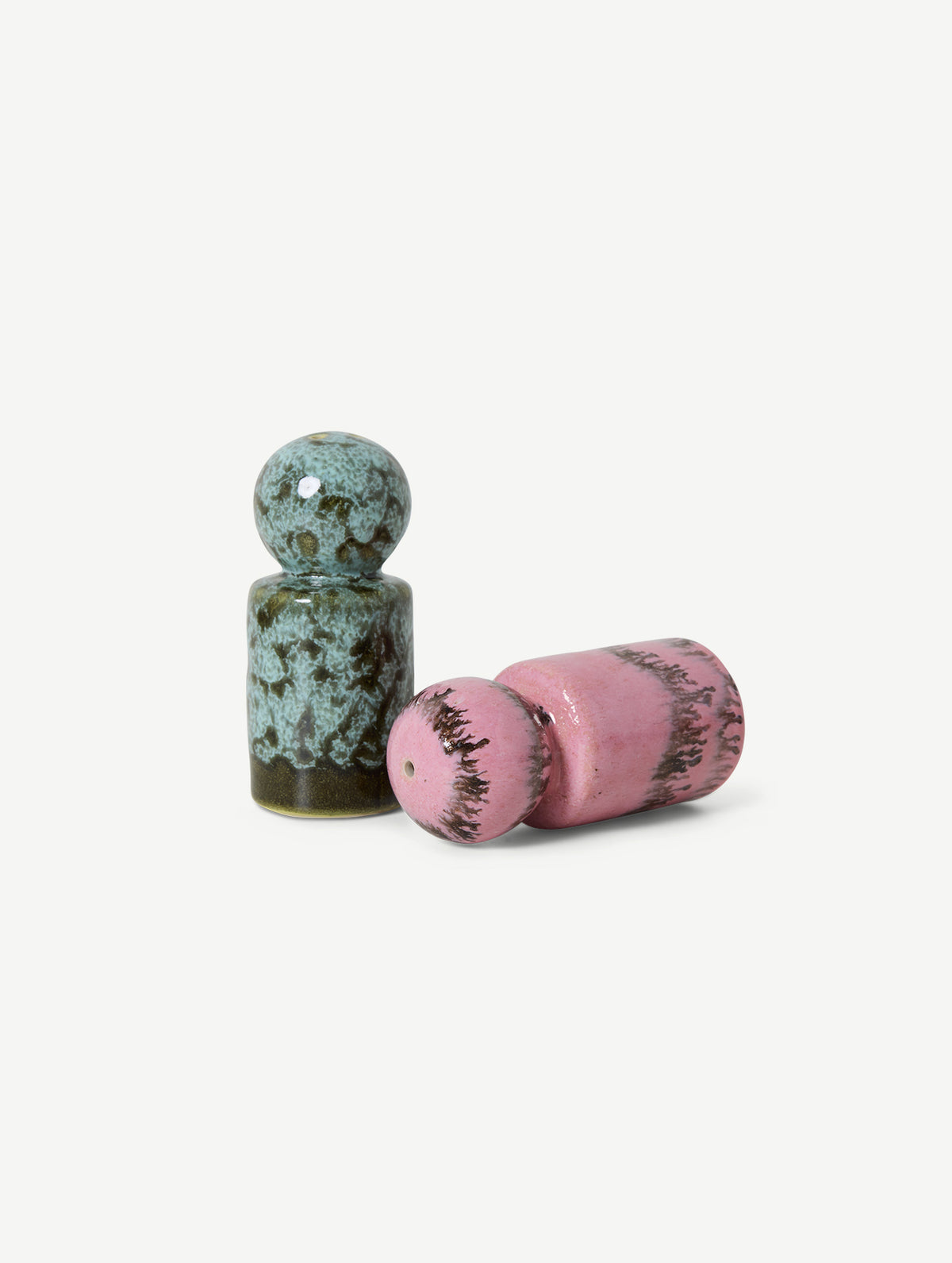 Salz- & Pfefferstreuer 70s - Keramik | "Baroque"