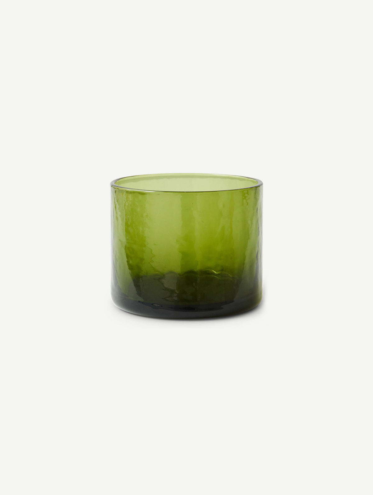 "Tube" Trinkglas - Olive
