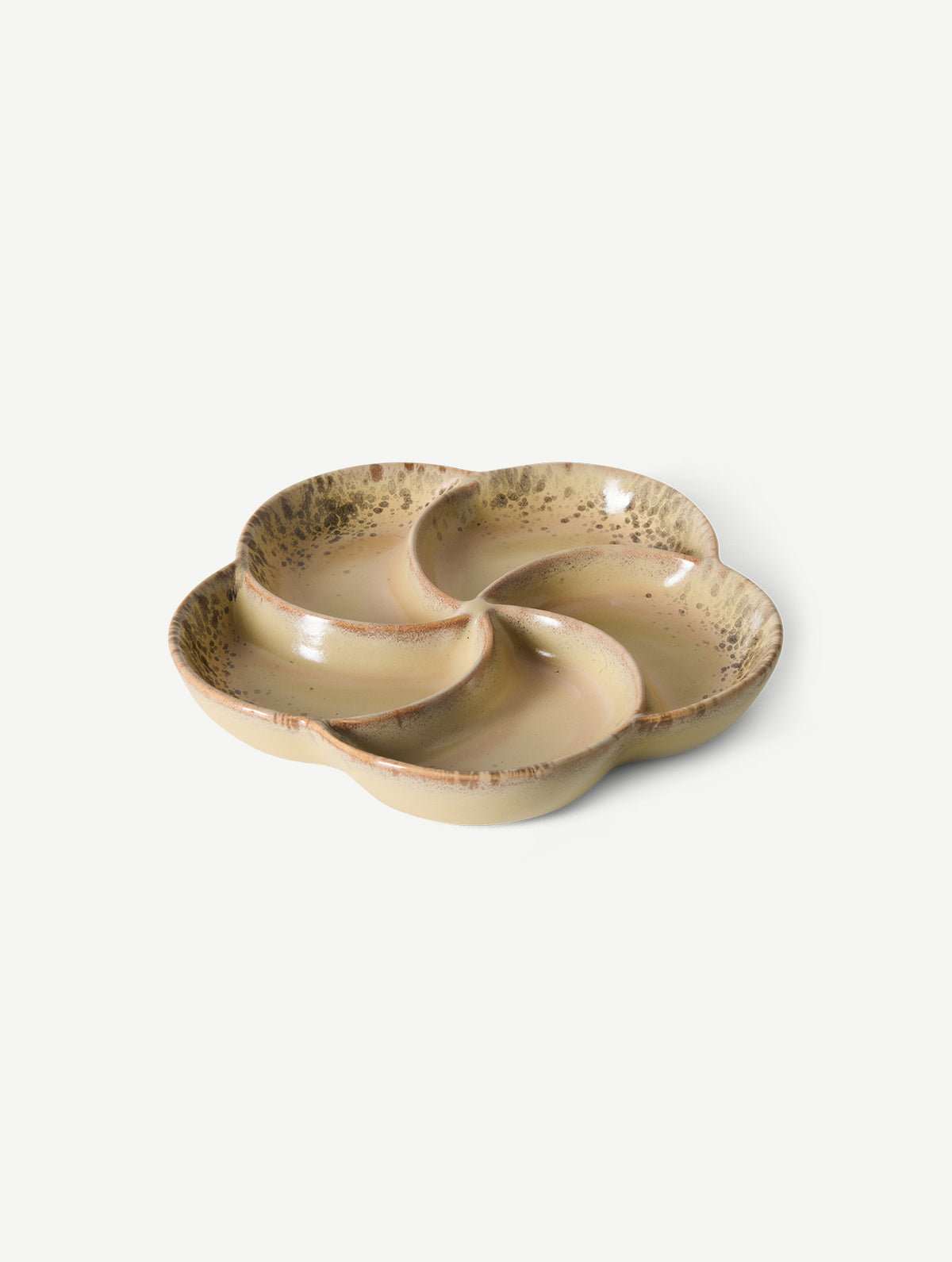 Snack-Tablett 70s - Keramik - "Grit"