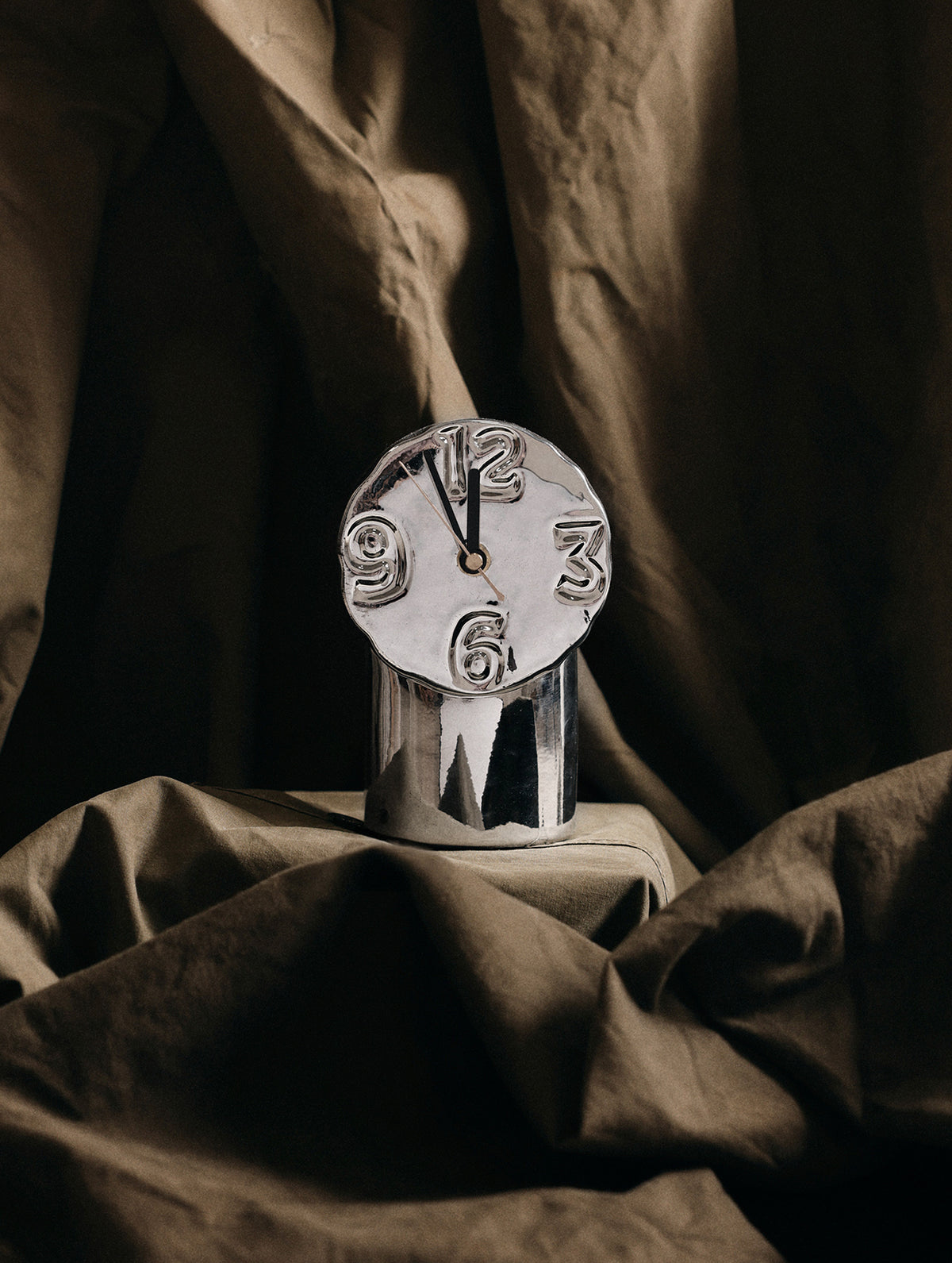 Retro Keramik Uhr