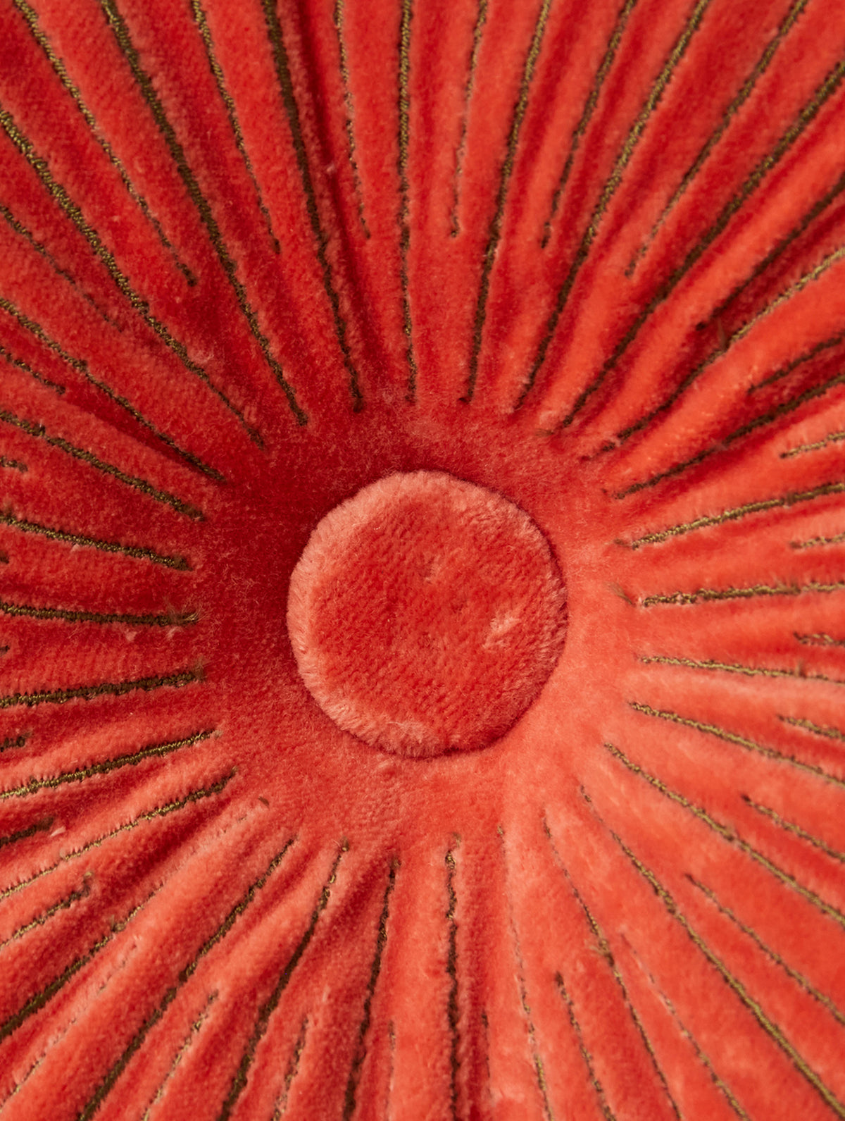 Rundes Baumwoll-Kissen - "Ripple"