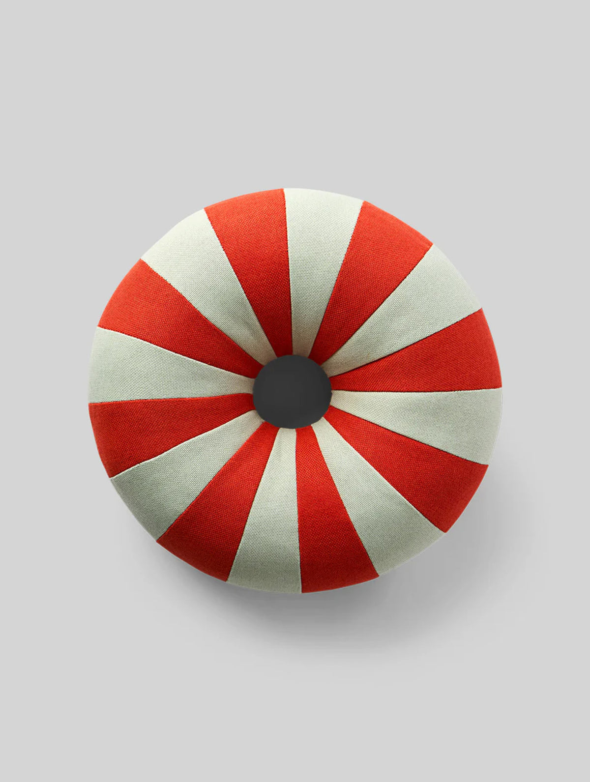 Rundes Kissen "Float" - Red/Mint