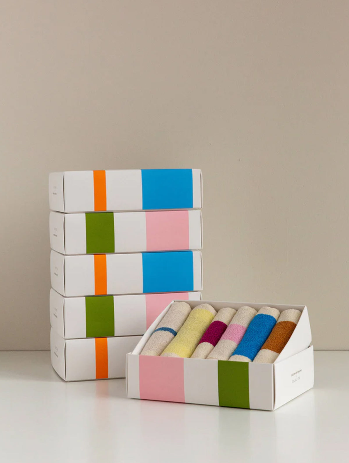 Gästehandtuch Geschenkset - 6 x 30x30