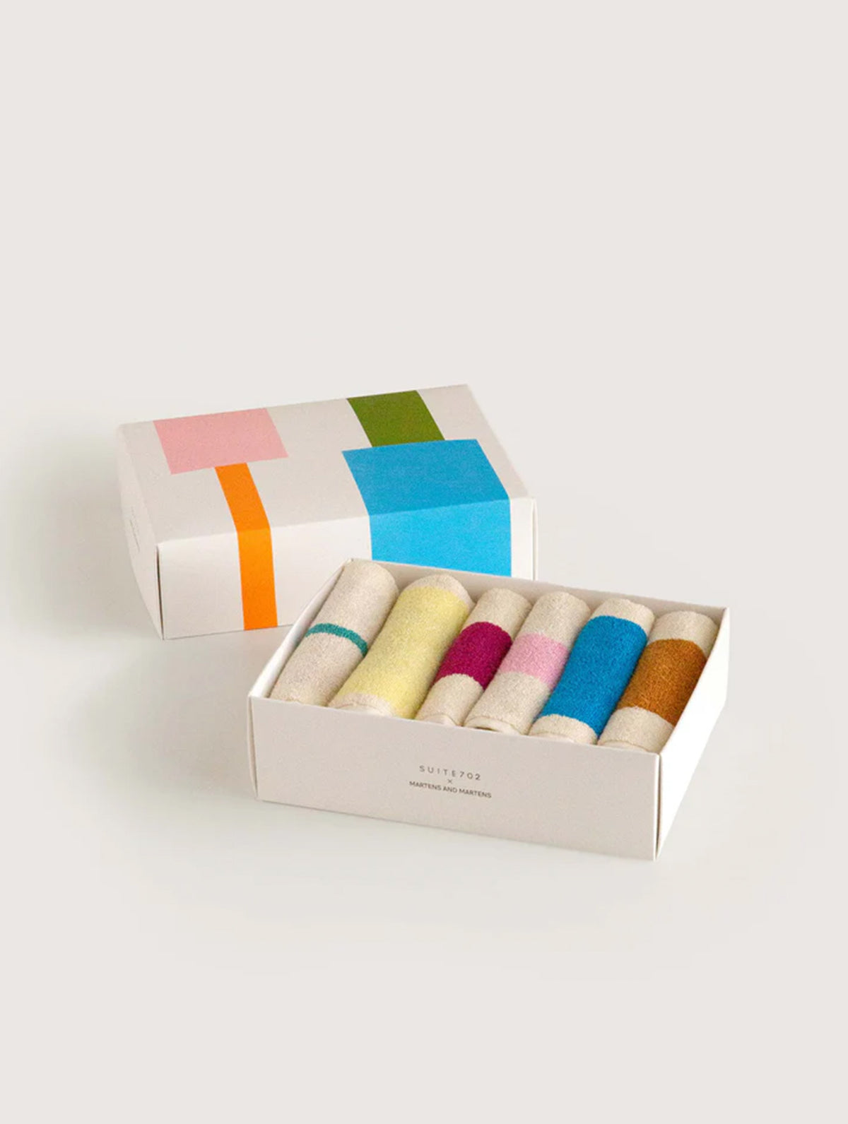 Gästehandtuch Geschenkset - 6 x 30x30