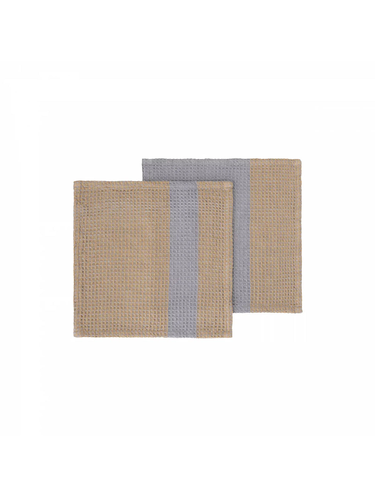 Spültücher 2er-Set - "Gano" | Indian Tan/Tradewinds