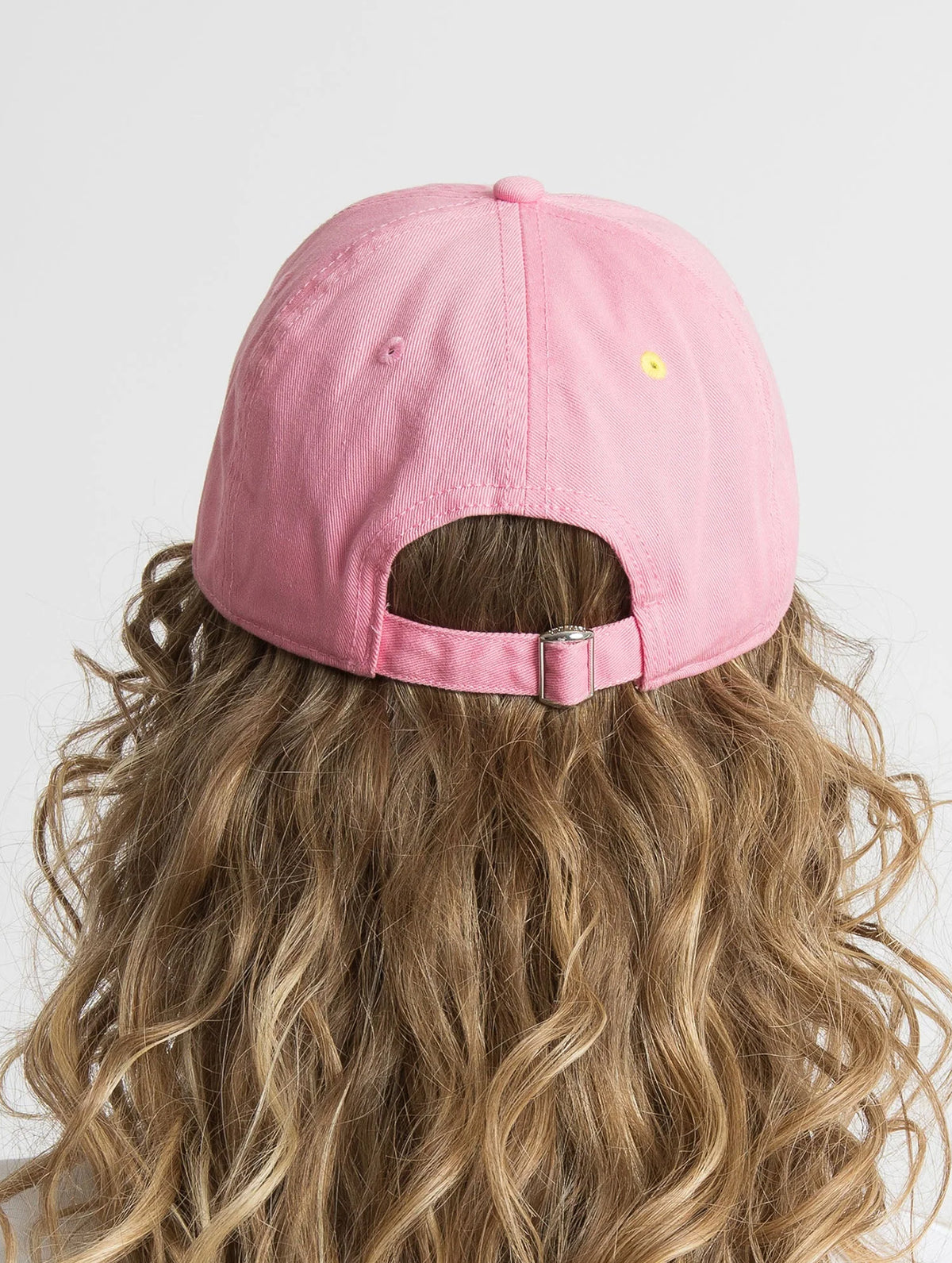 Cap Solid - Soft Pink/White
