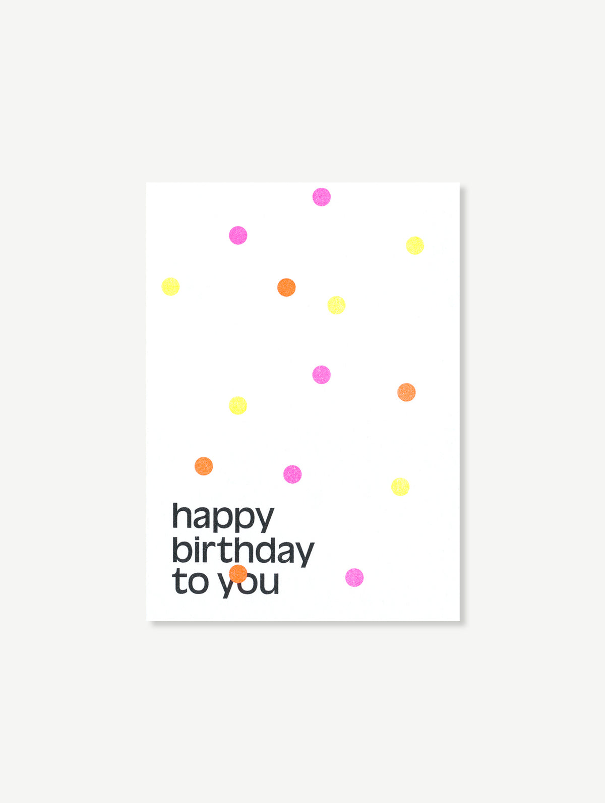 Postkarte "Happy Dots"