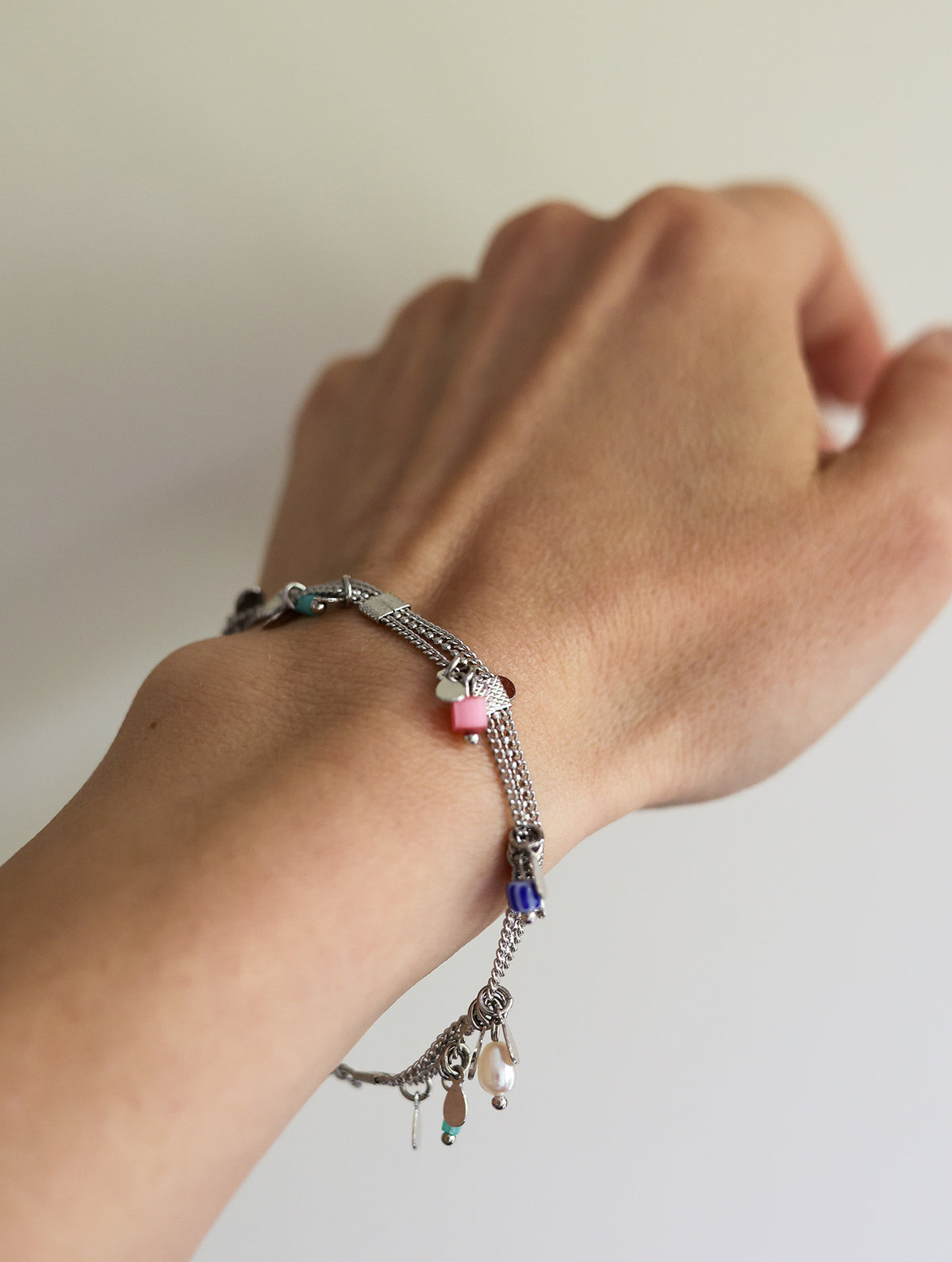 Bracelet "Jeri" - Rhodium