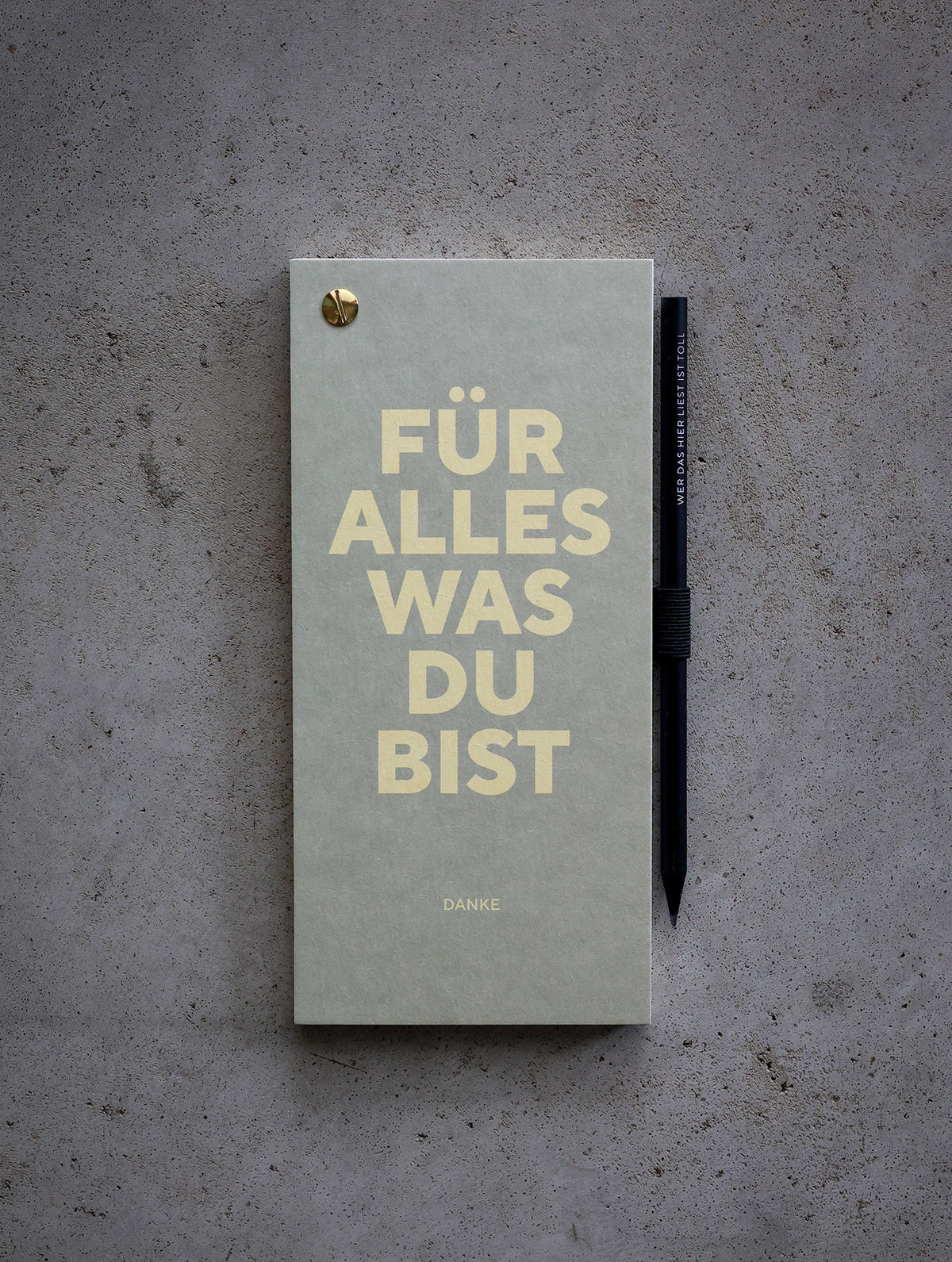 Block mit Stift