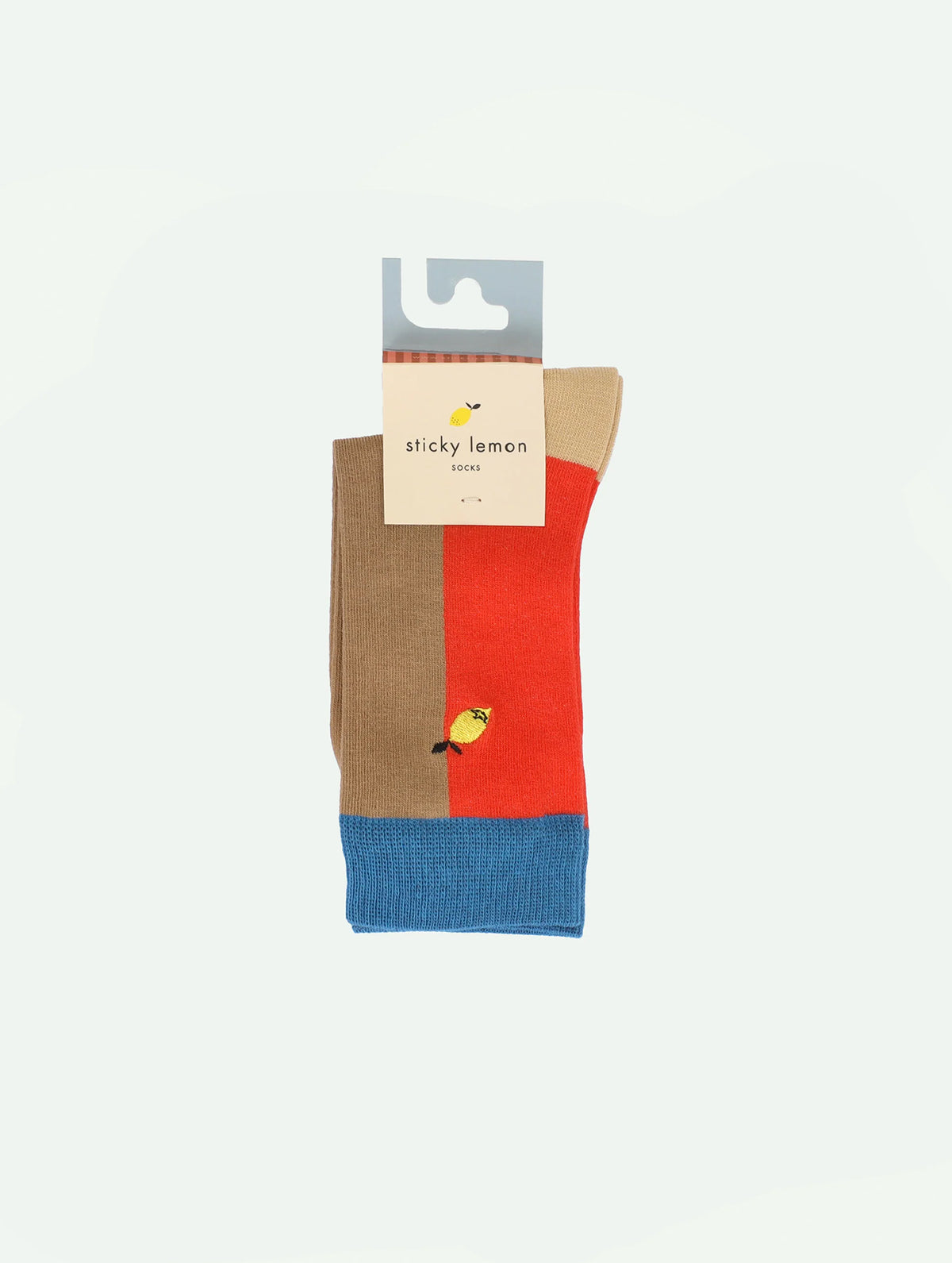 Socken "Colourblocking" | Red Hat + Jane Beige