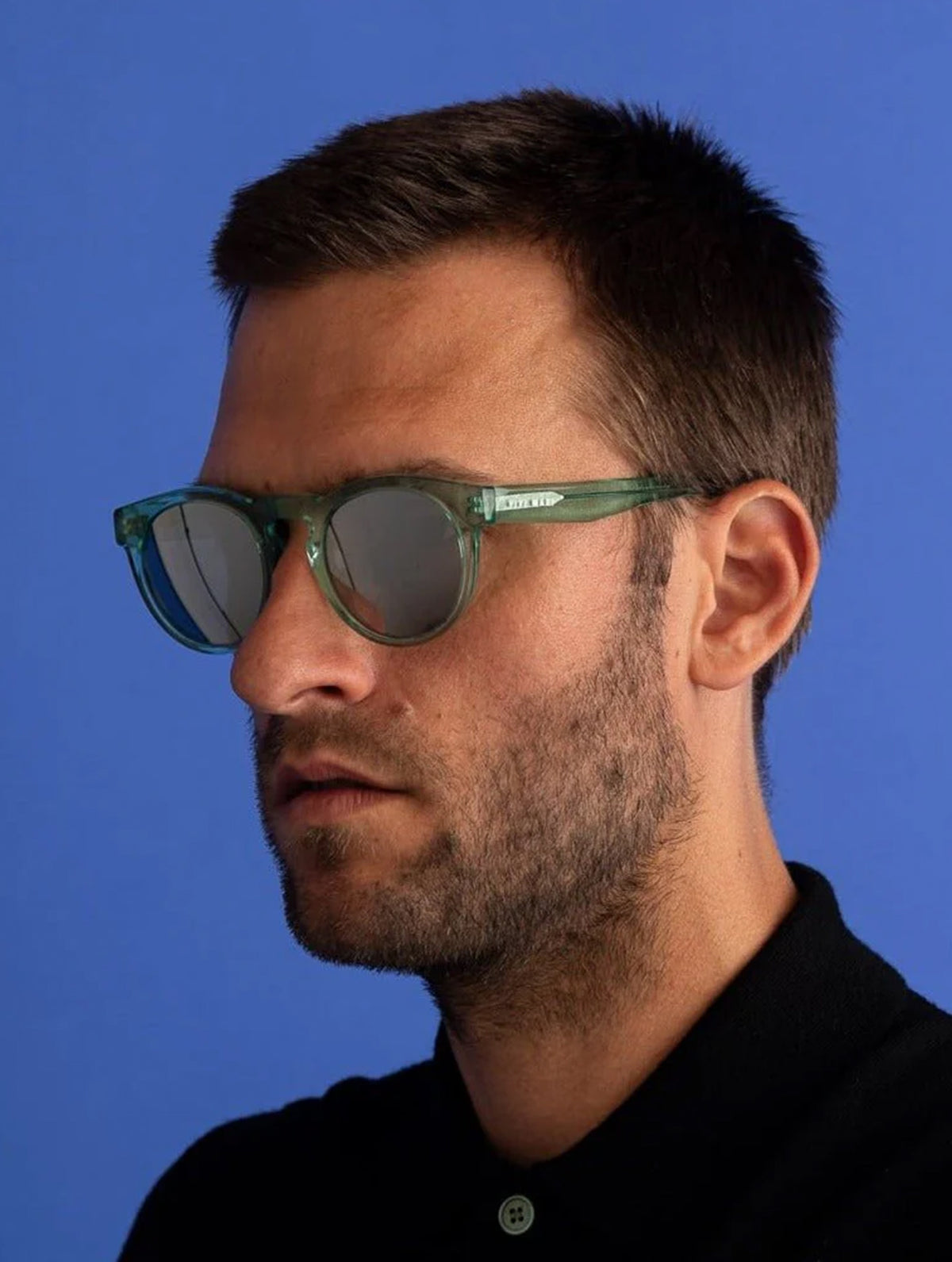 Sonnenbrille "Kiss the Sun" - Transparent Mint