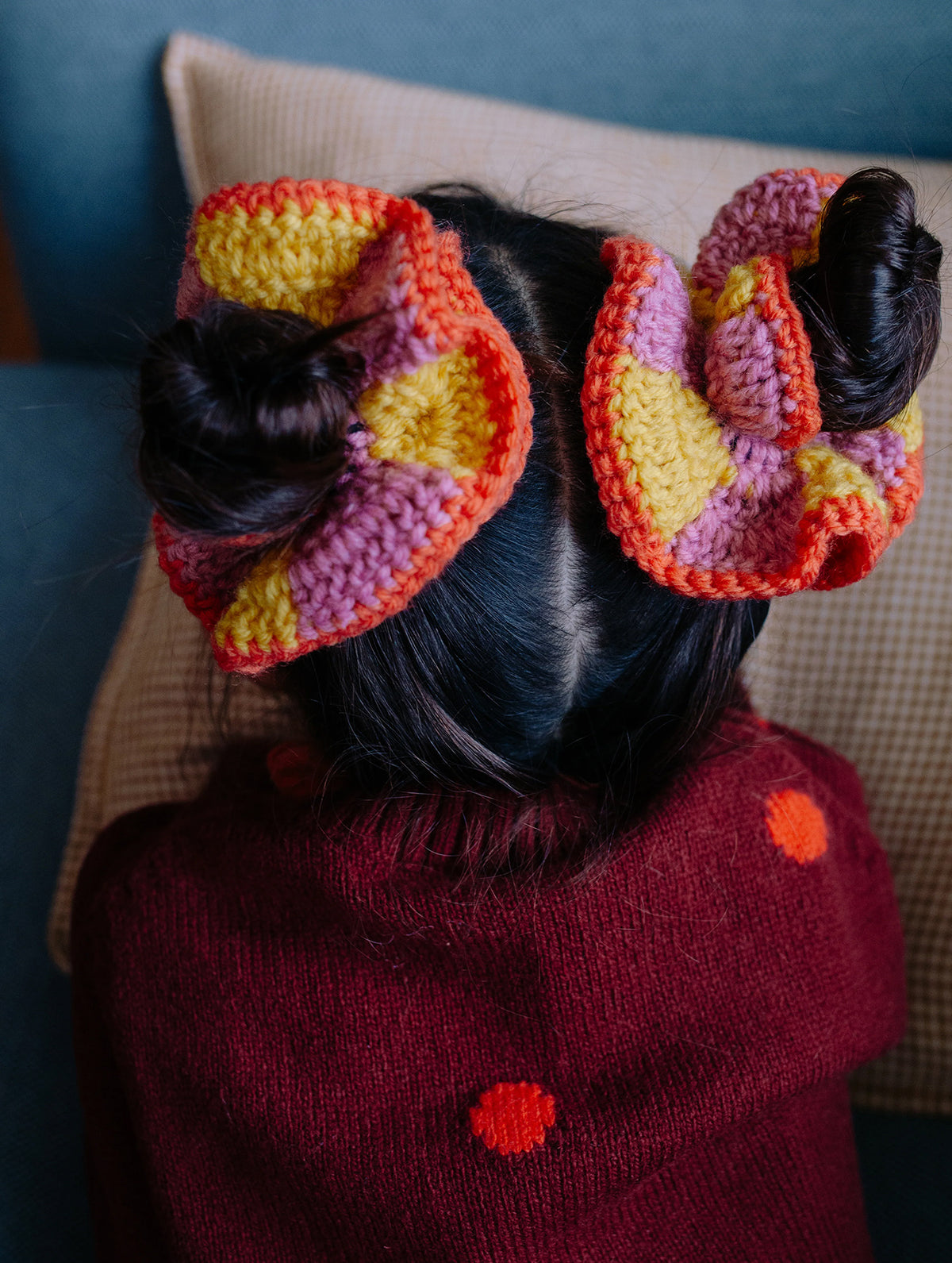 Scrunchie - Lemon Tree | Crochet