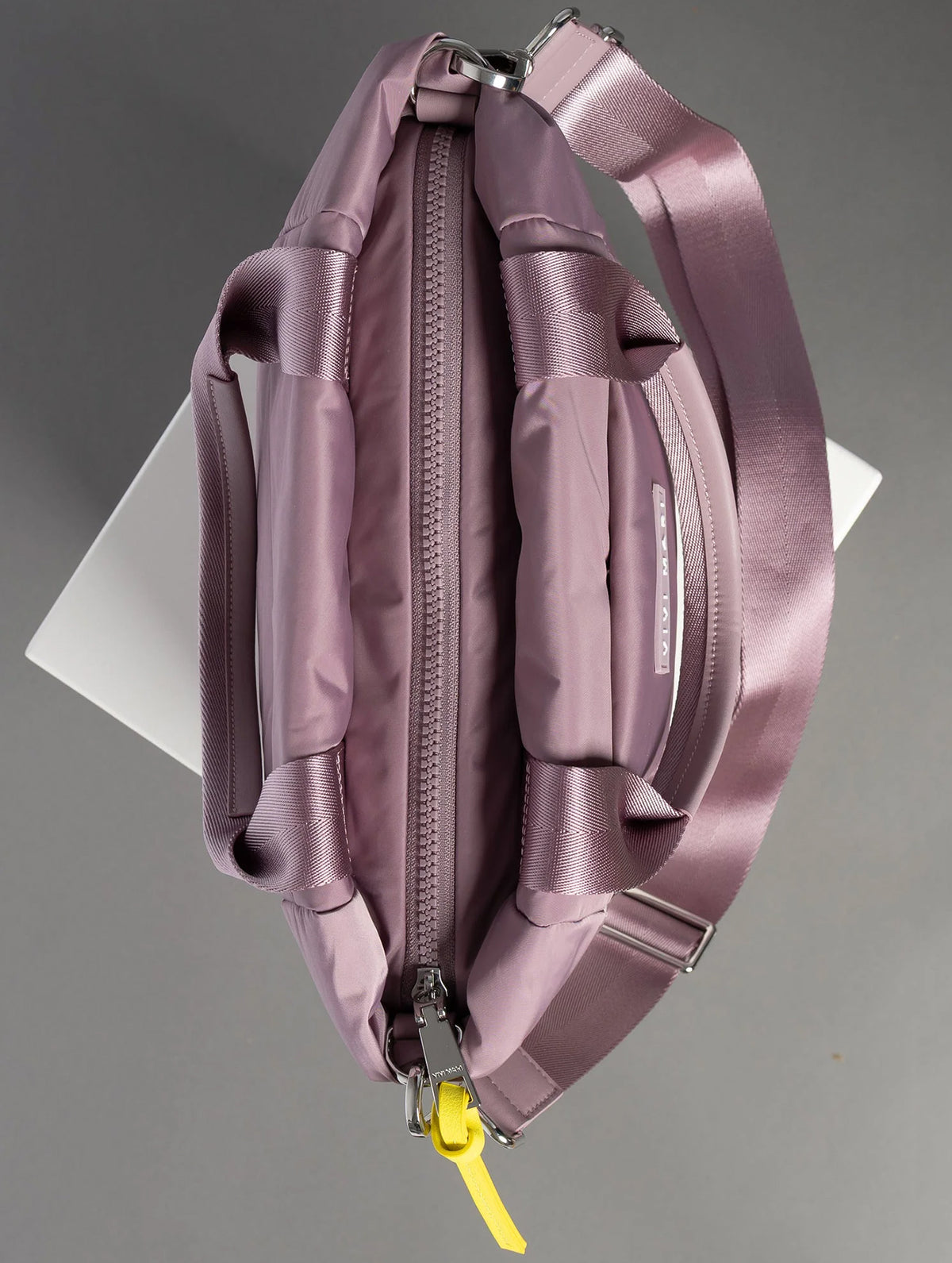 Padded Tote Bag Small - Ash Plum